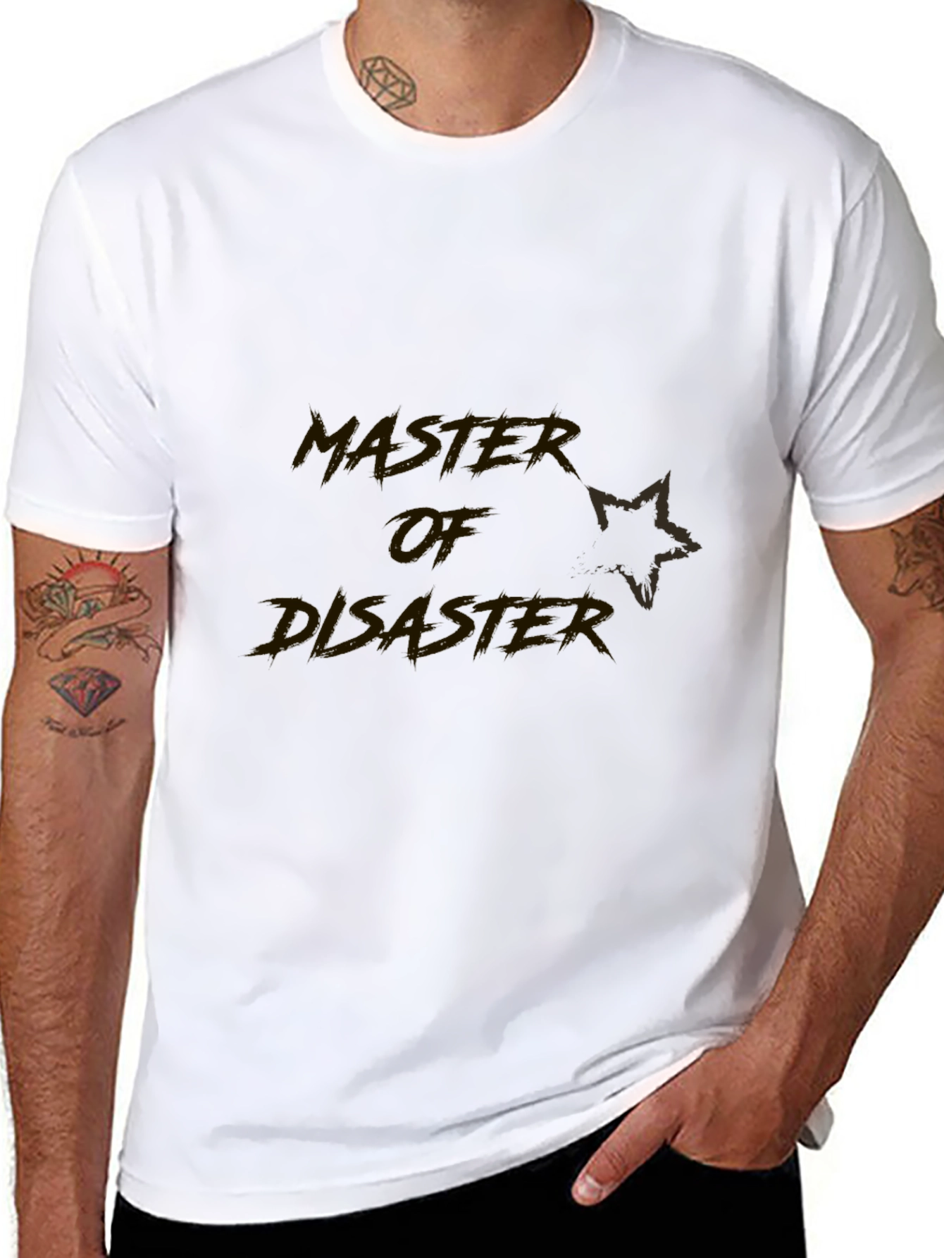 Master of Disaster Black Graphic Tee