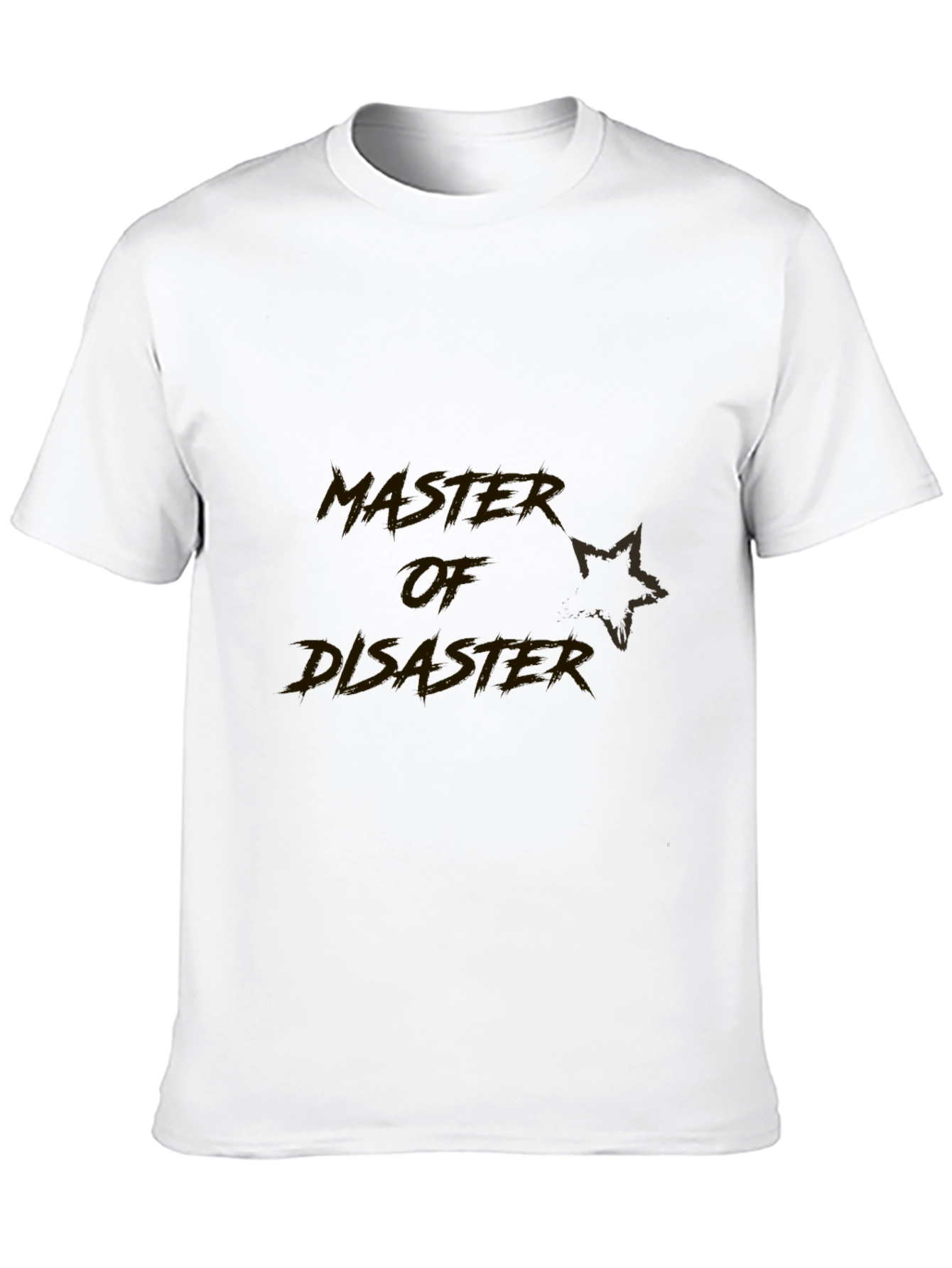 Master of Disaster Black Graphic Tee
