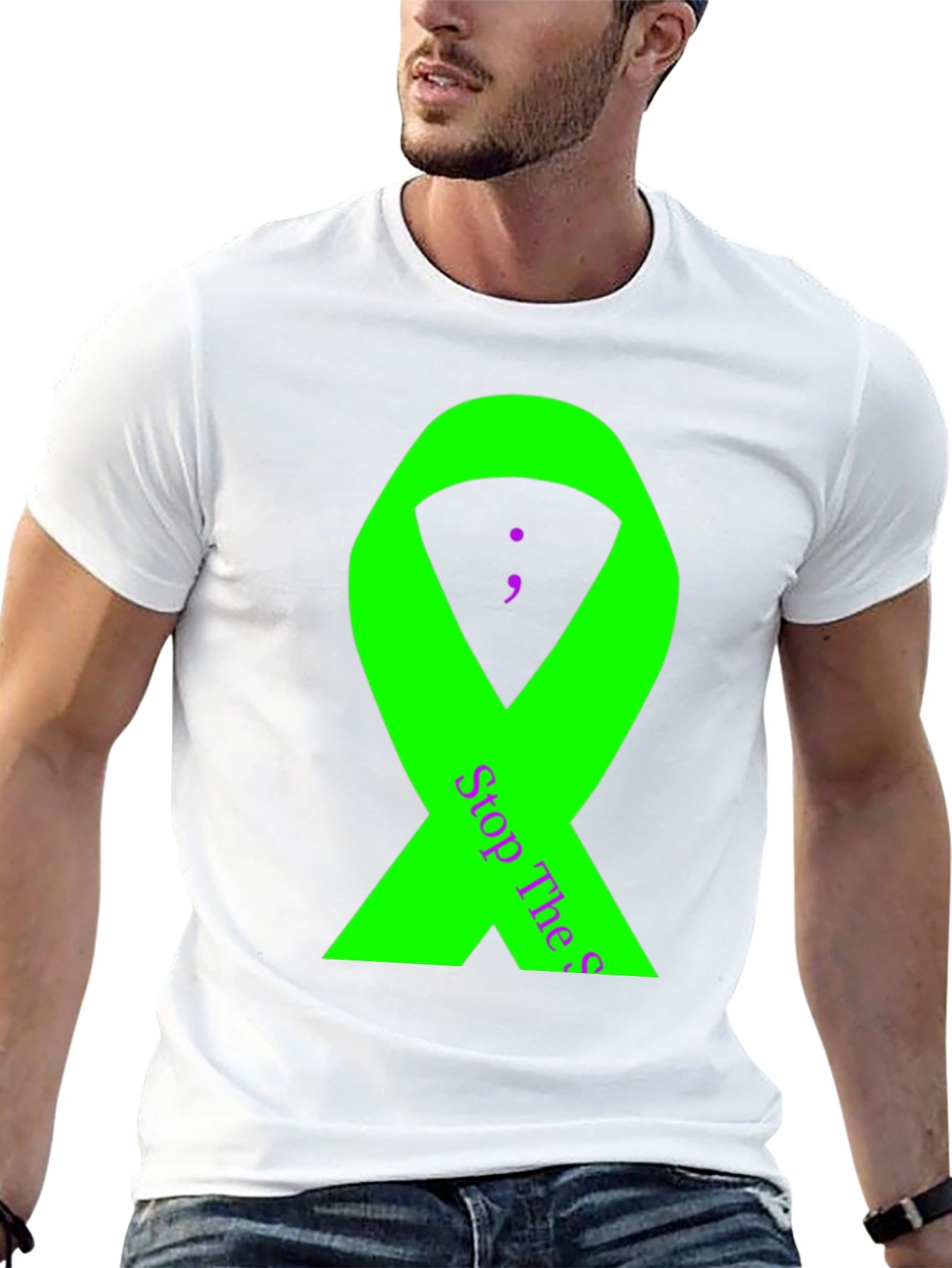 Stop The Stigma Awareness Ribbon T-Shirt