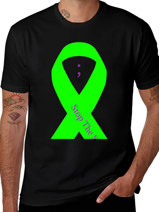 Stop The Stigma Awareness Ribbon T-Shirt