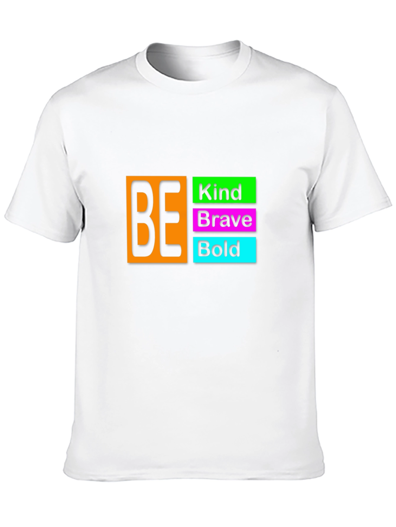 Be Kind Brave Bold Black T-Shirt