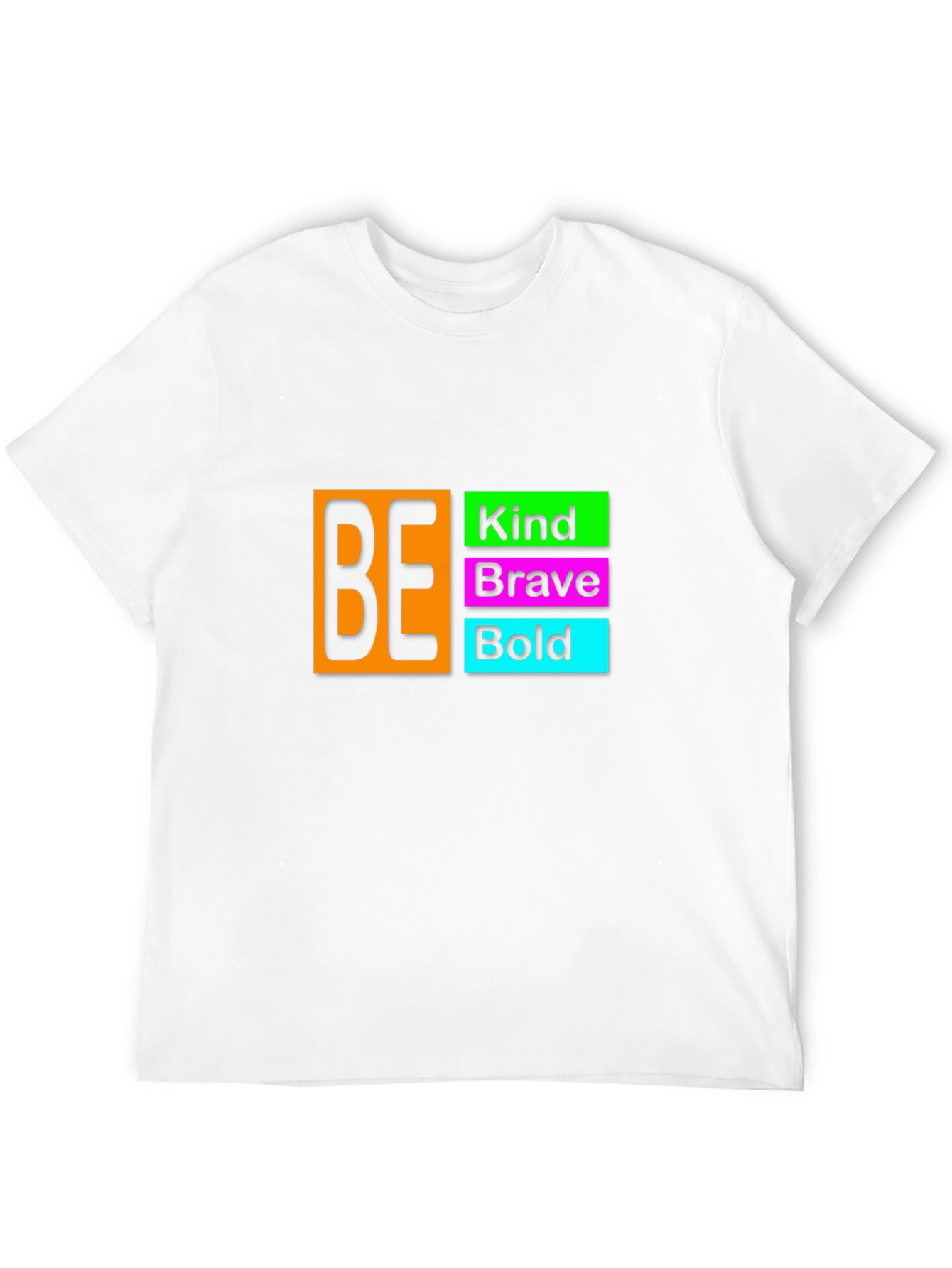 Be Kind Brave Bold Black T-Shirt