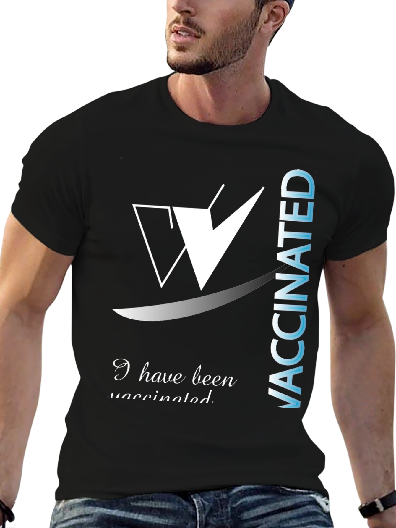 I Have Been Vaccinated Black T-Shirt