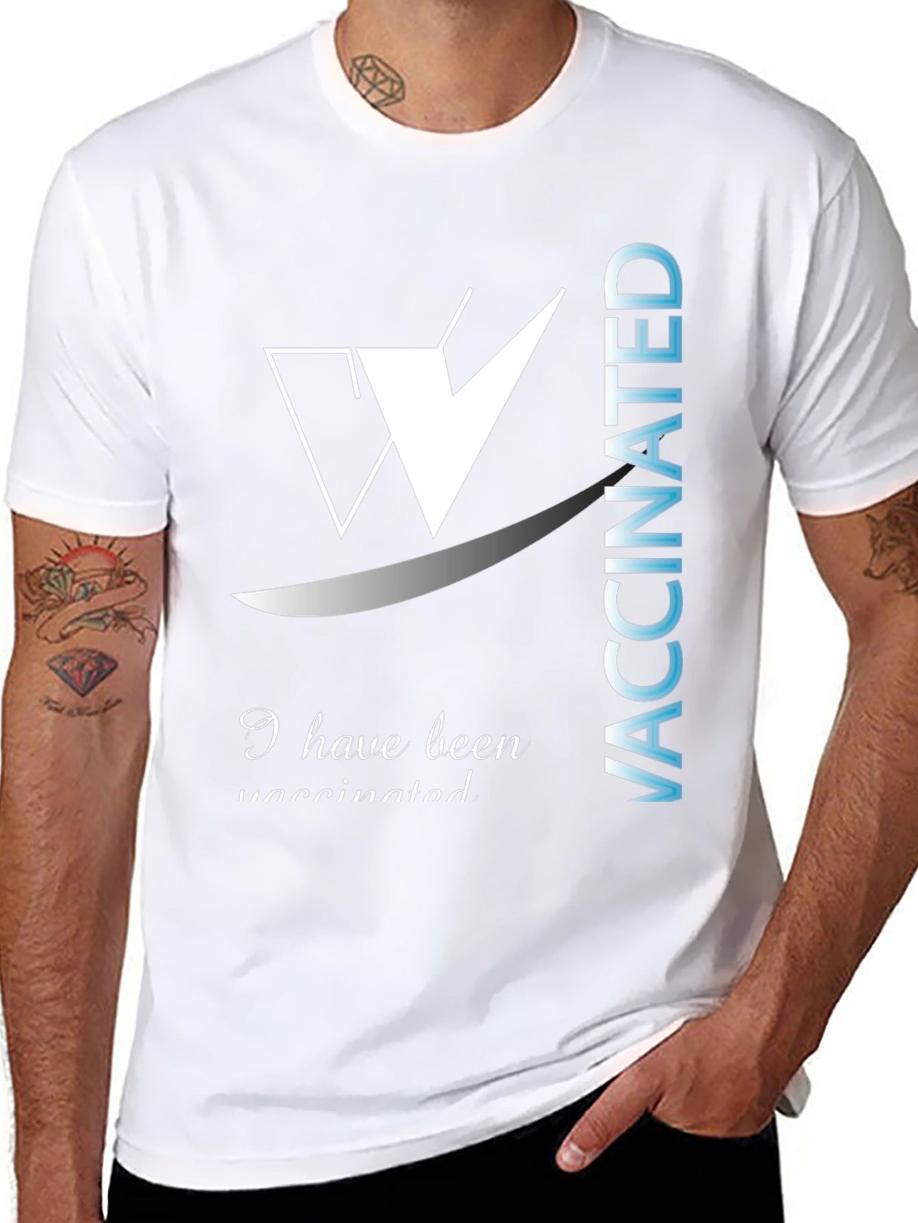 I Have Been Vaccinated Black T-Shirt