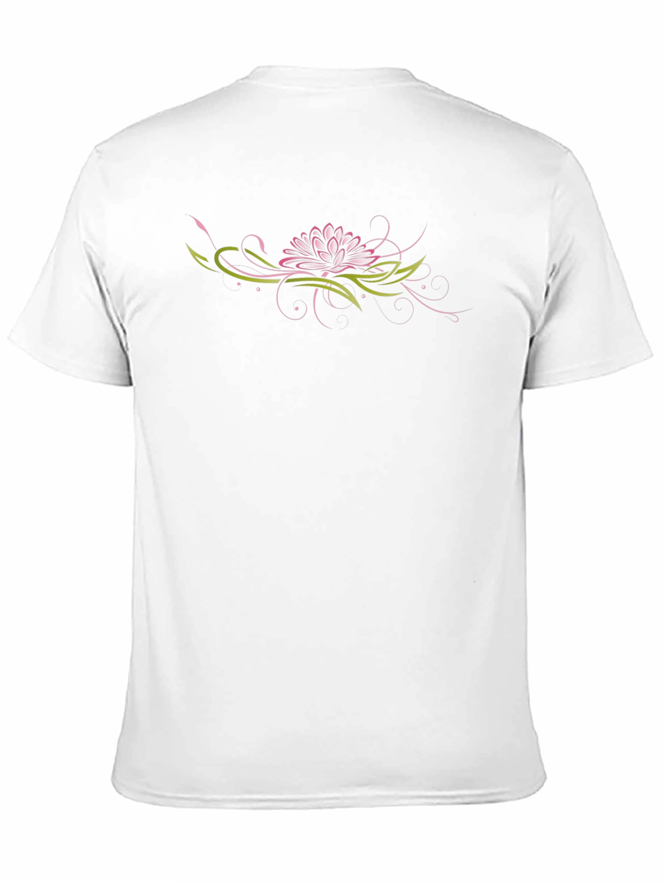 Lotus Blossom Graphic Tee - Black T-Shirt