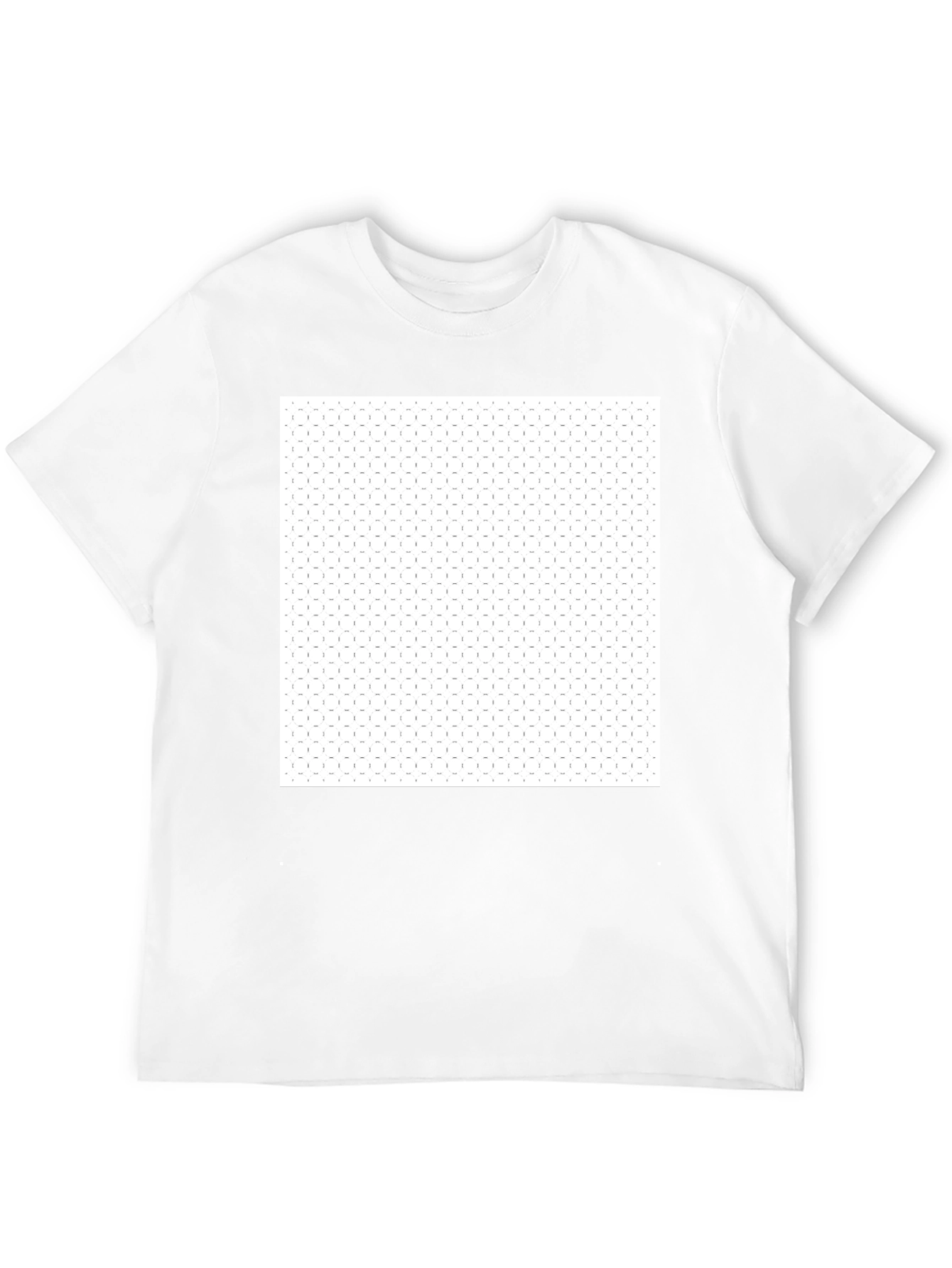 Black Crew Neck T-Shirt with Graphic