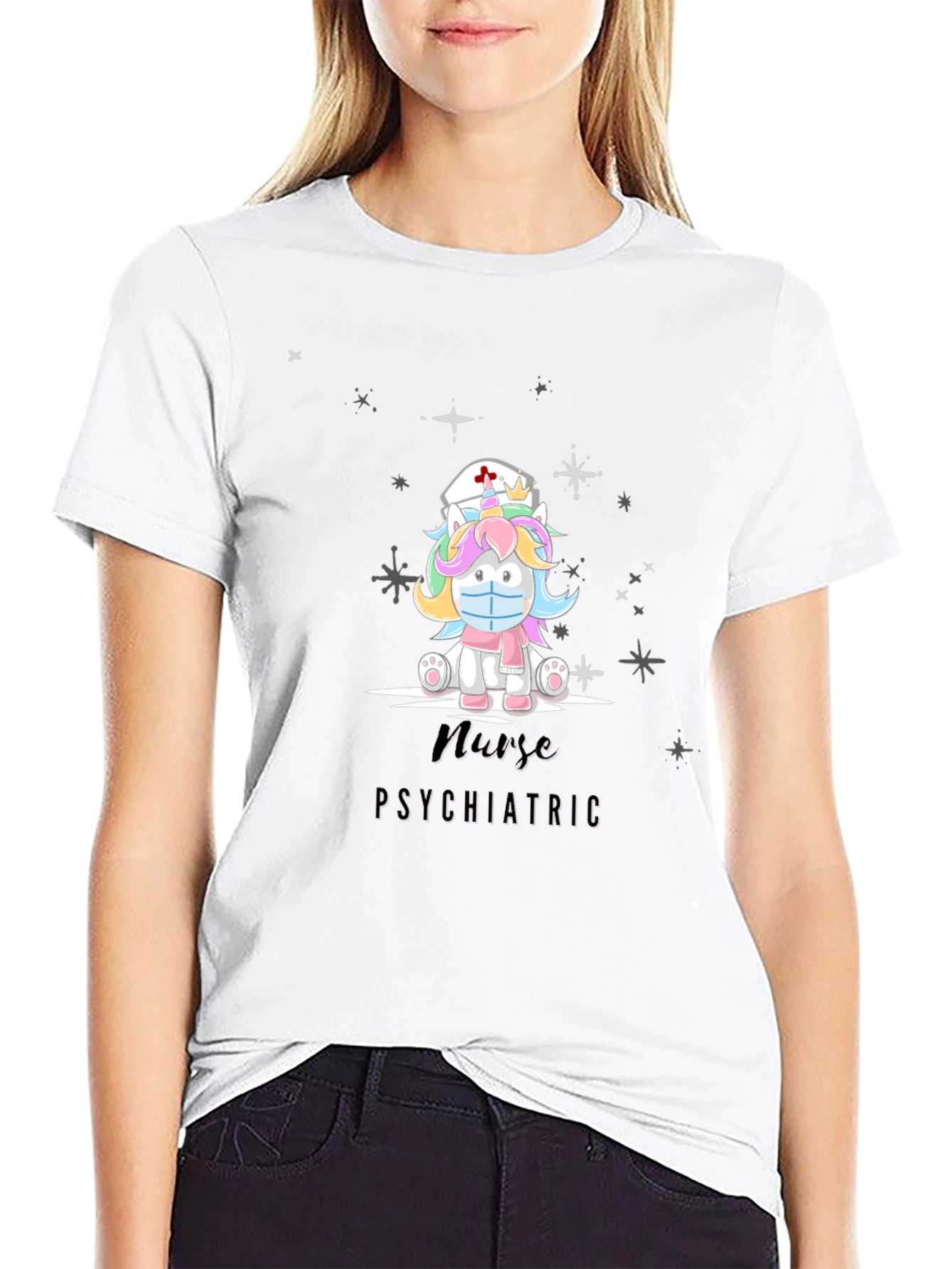 Nurse Psychiatric Unicorn T-Shirt