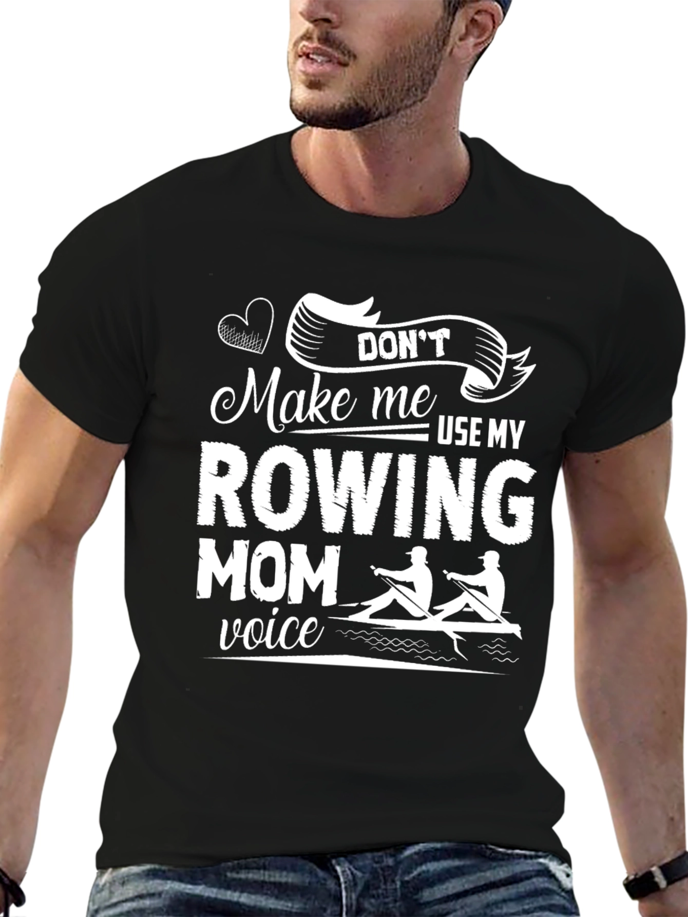 Rowing Mom Graphic T-Shirt