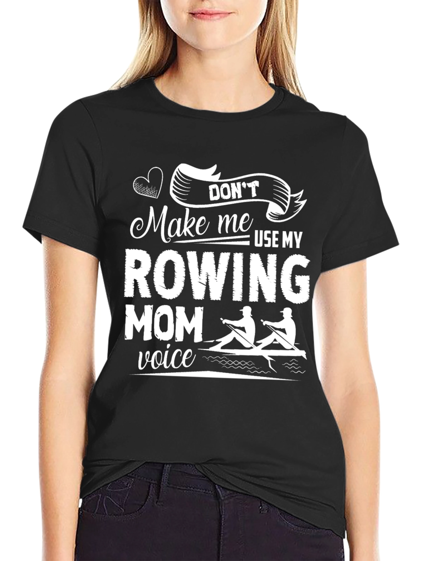 Rowing Mom Graphic T-Shirt