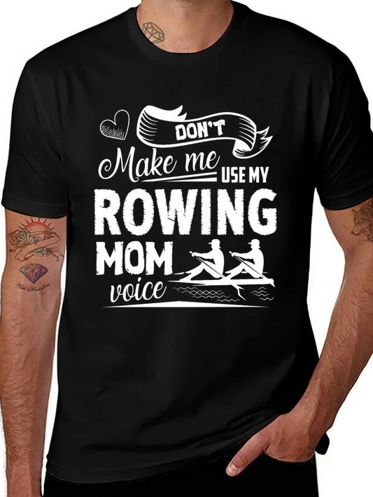 Rowing Mom Graphic T-Shirt