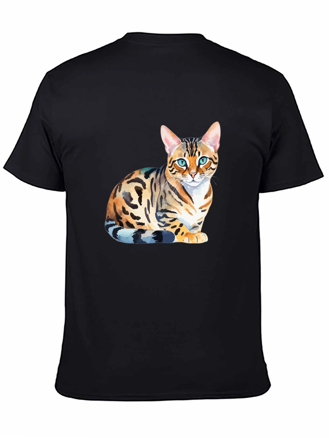 Bengal Cat Graphic T-Shirt - Stylish Mens Tee