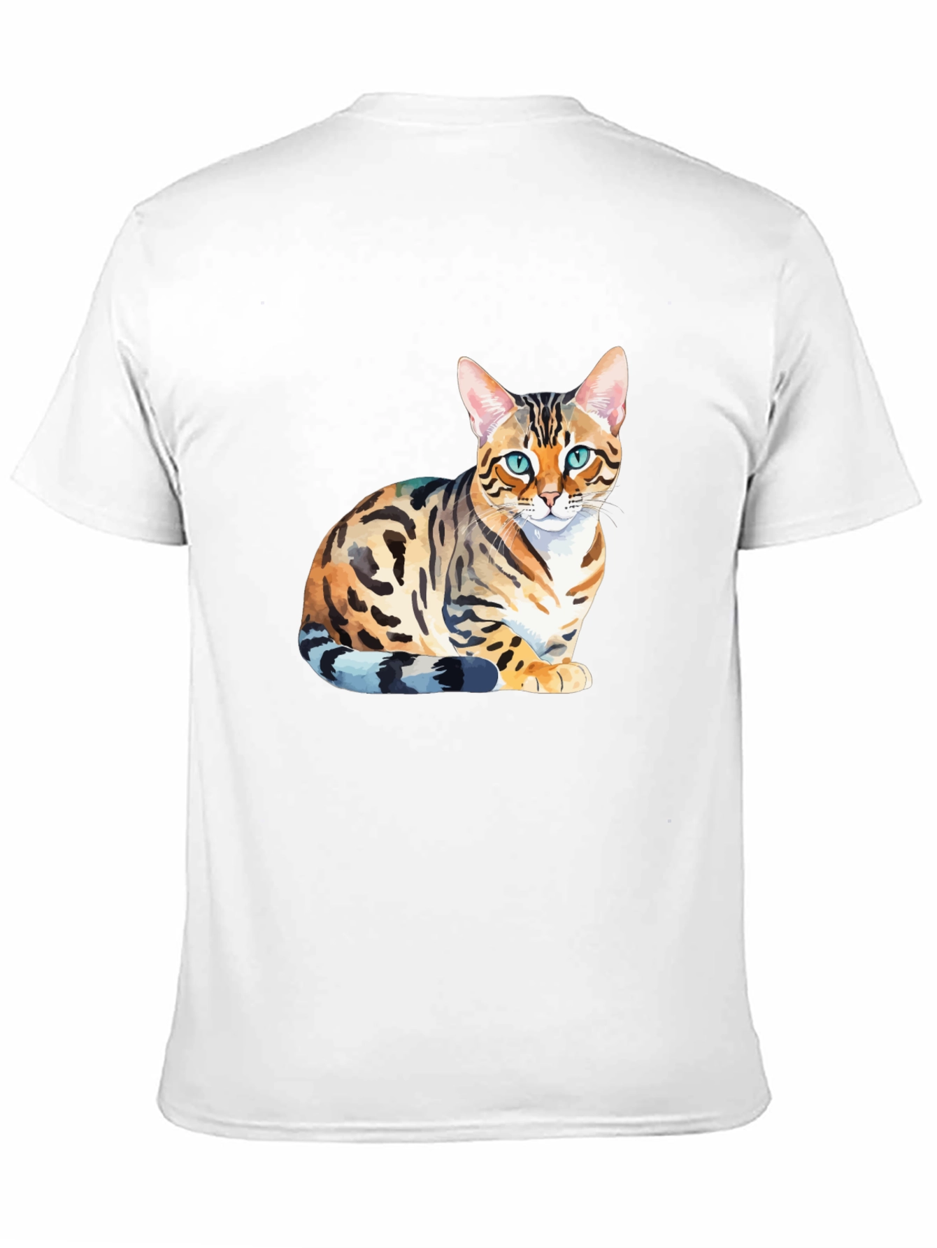 Bengal Cat Graphic T-Shirt - Stylish Mens Tee