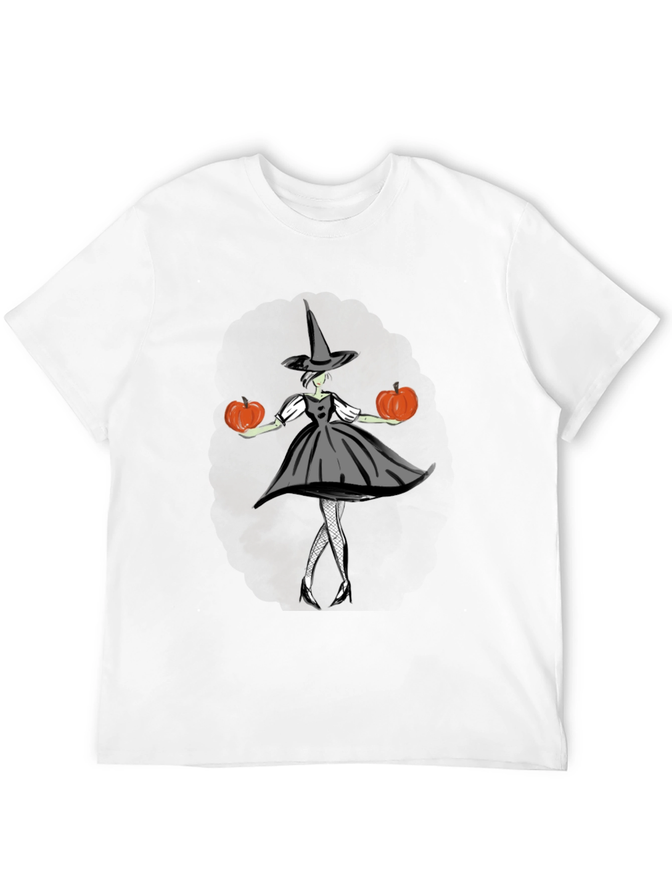 Halloween Witch T-Shirt - Pumpkin Design
