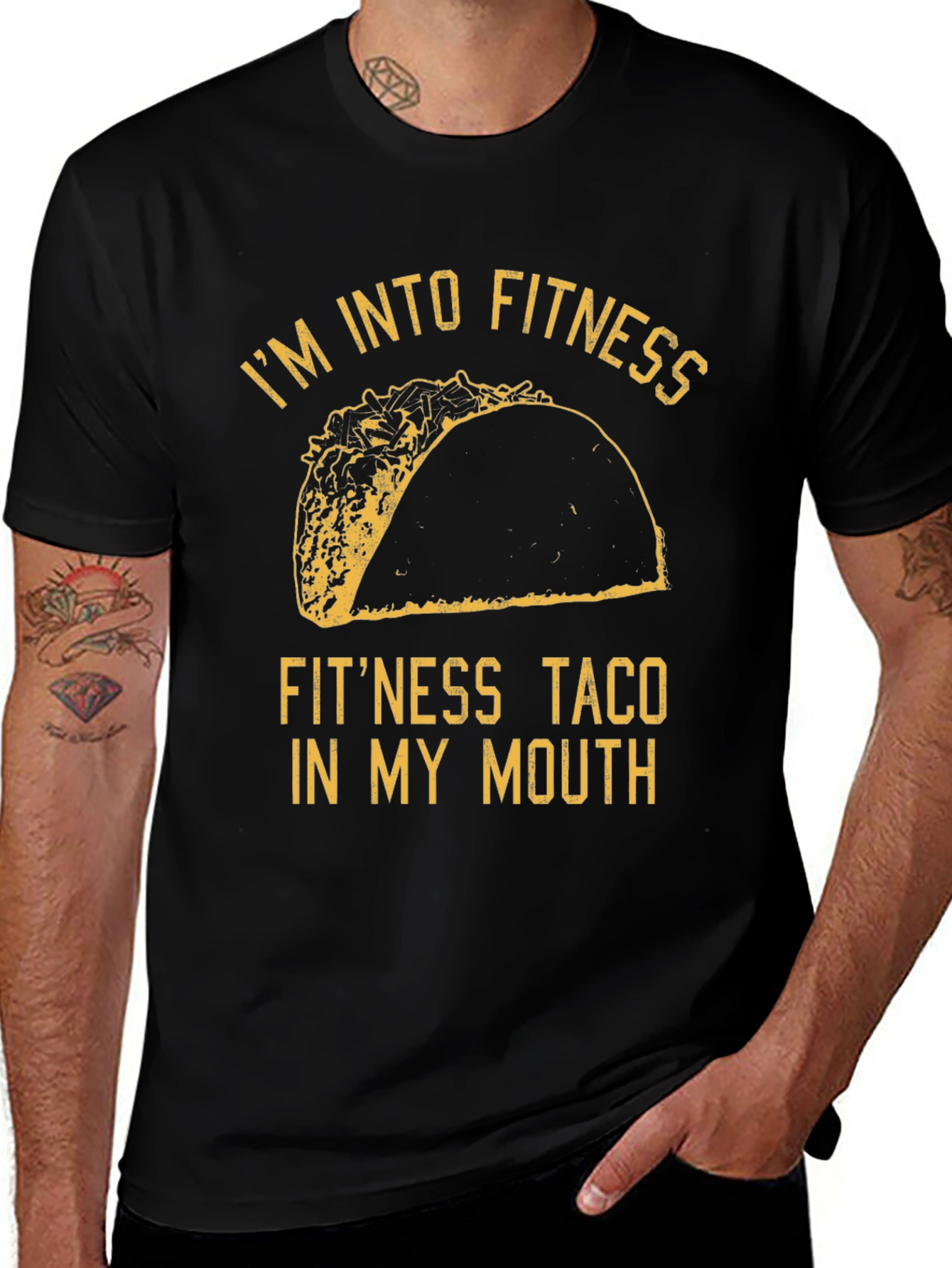 Im Into Fitness Taco T-Shirt