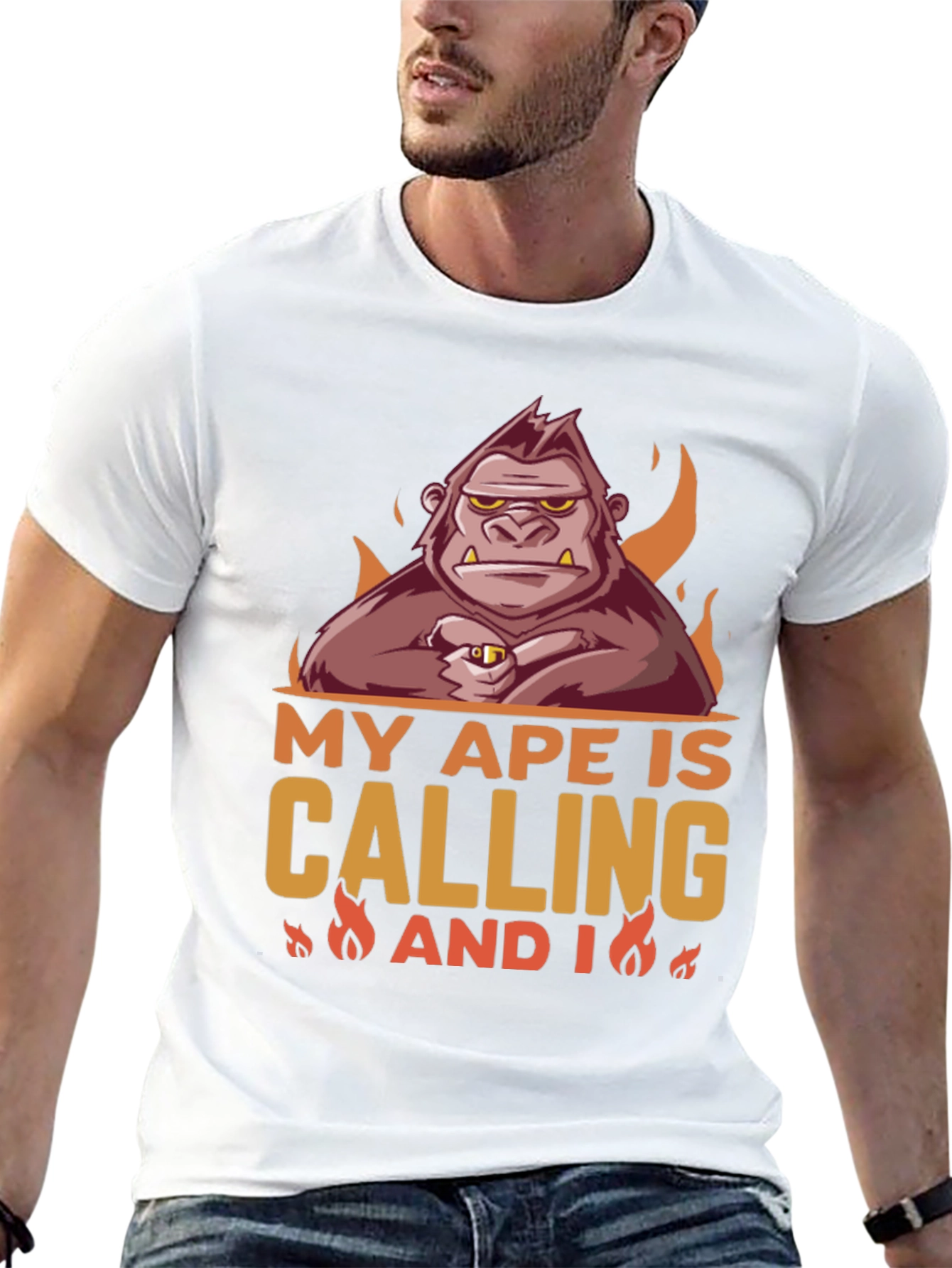 My Ape Is Calling Graphic T-Shirt