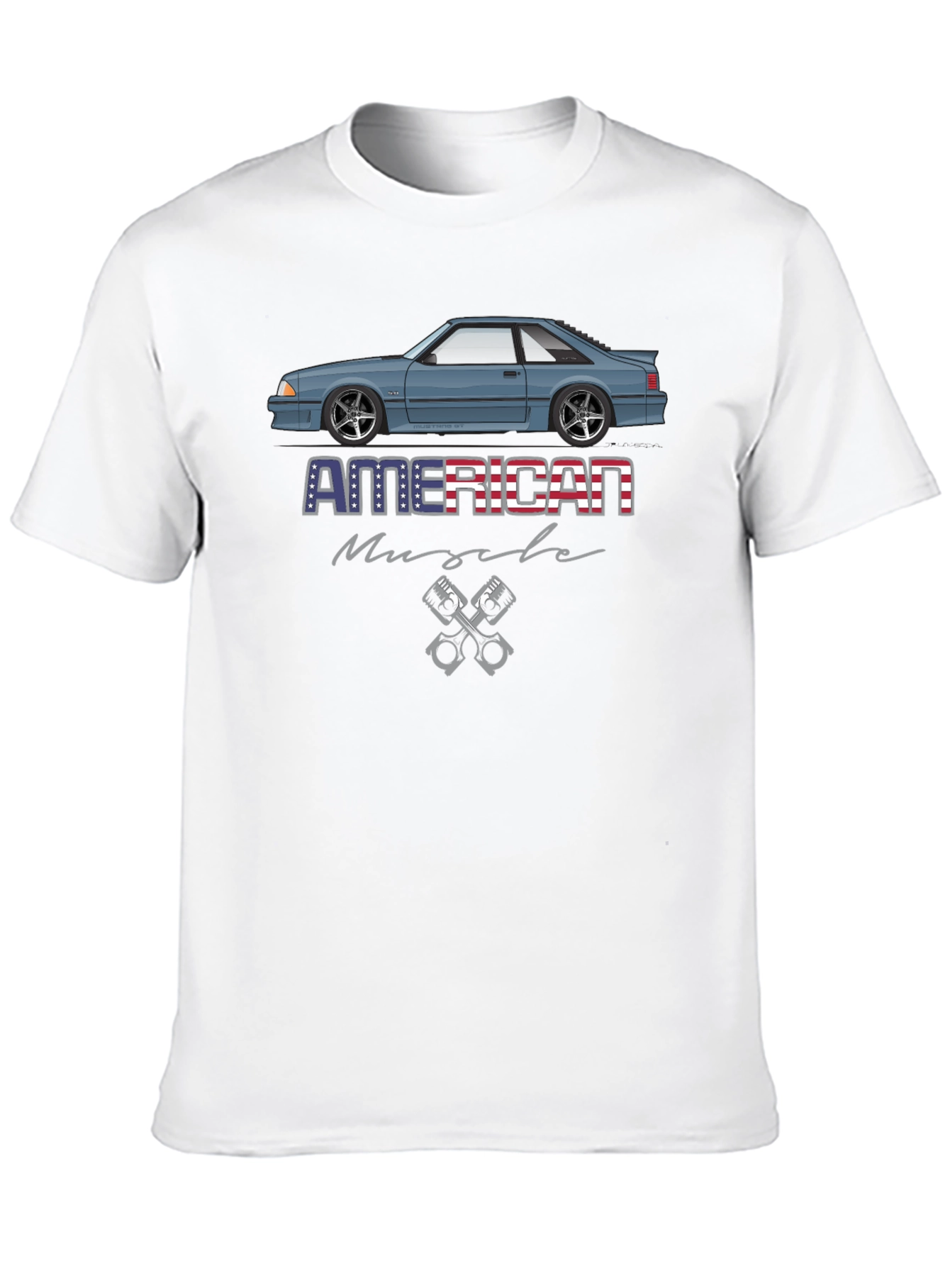 American Muscle Car Graphic T-Shirt