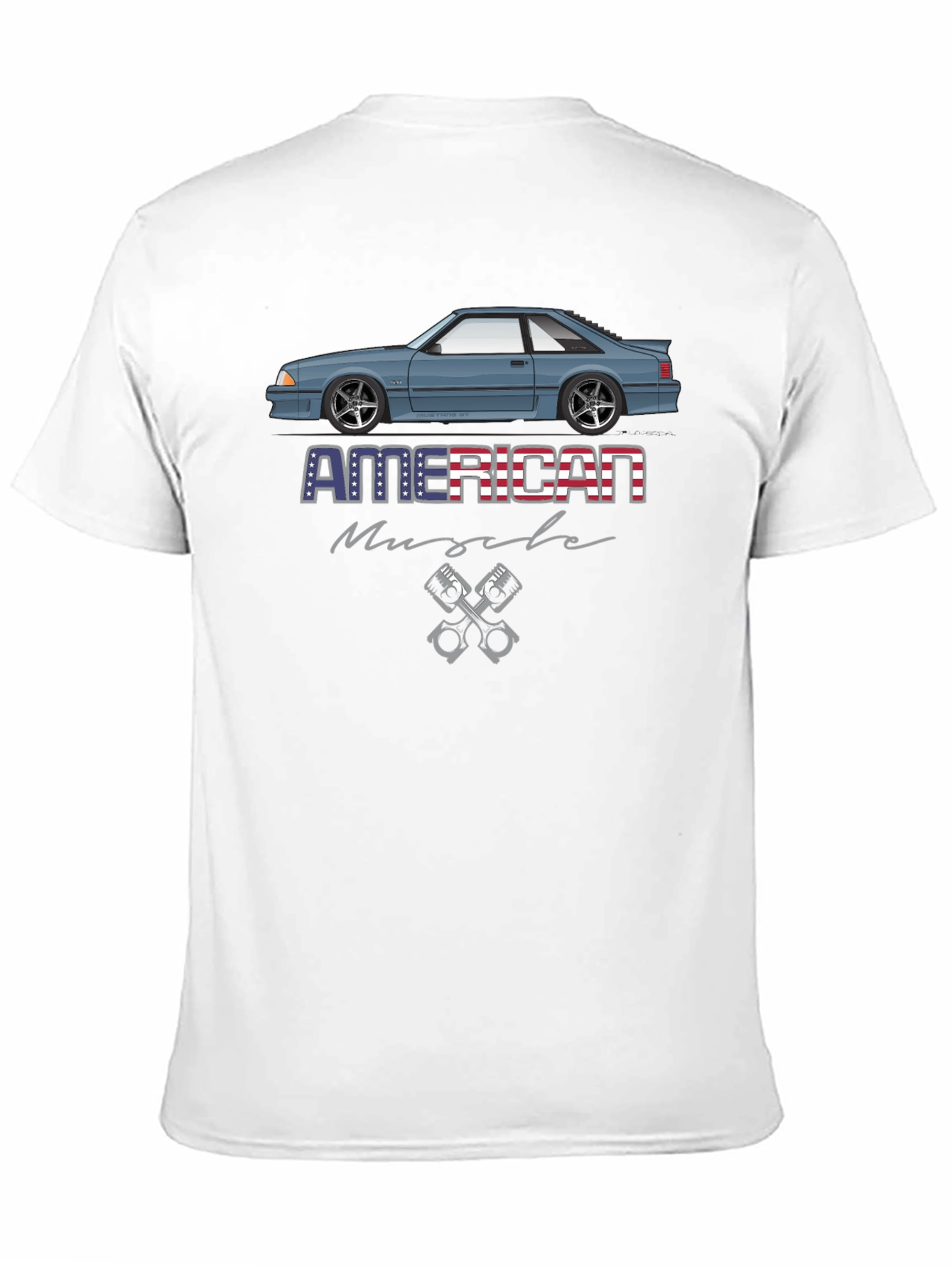 American Muscle Car Graphic T-Shirt