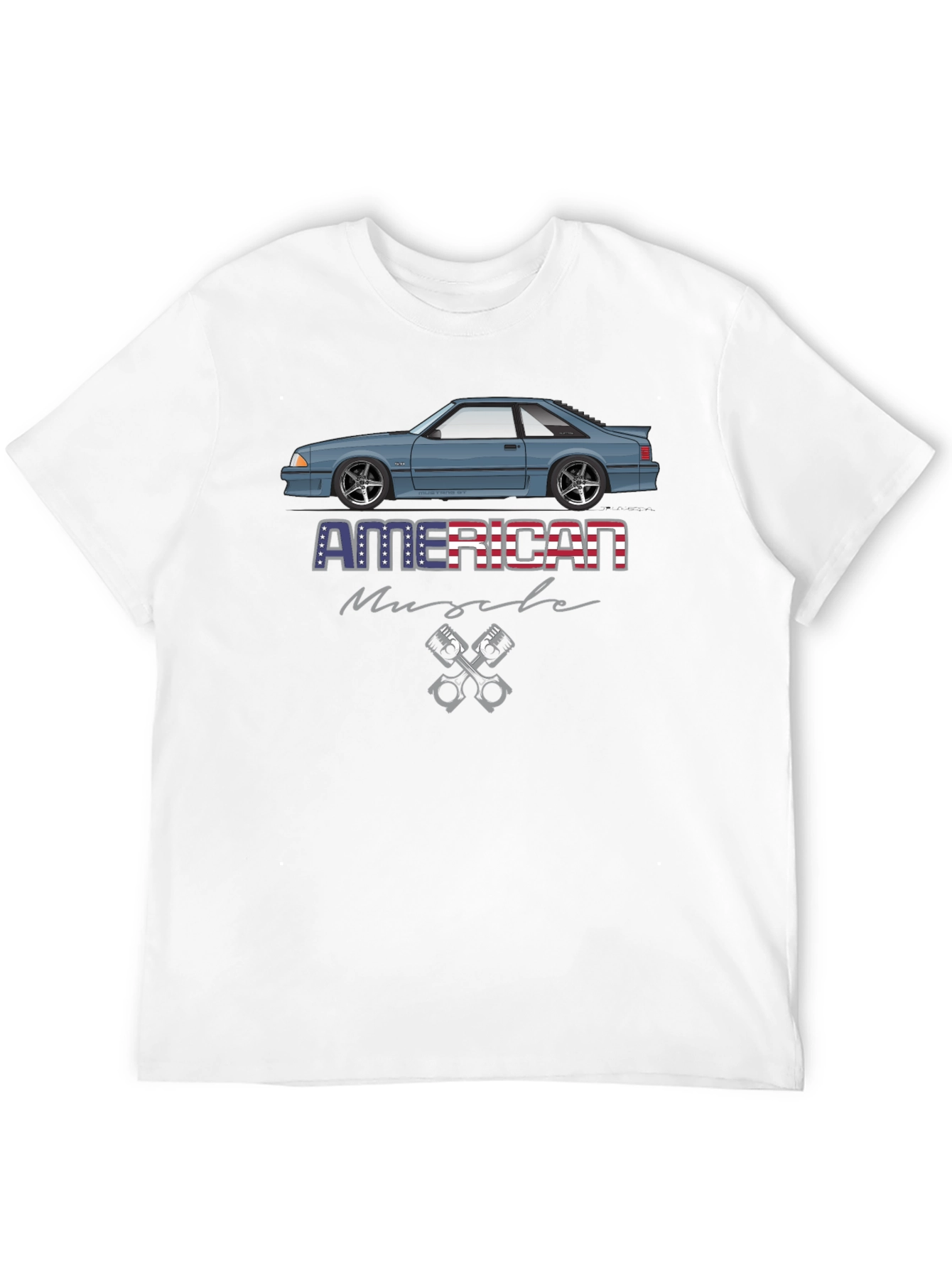 American Muscle Car Graphic T-Shirt