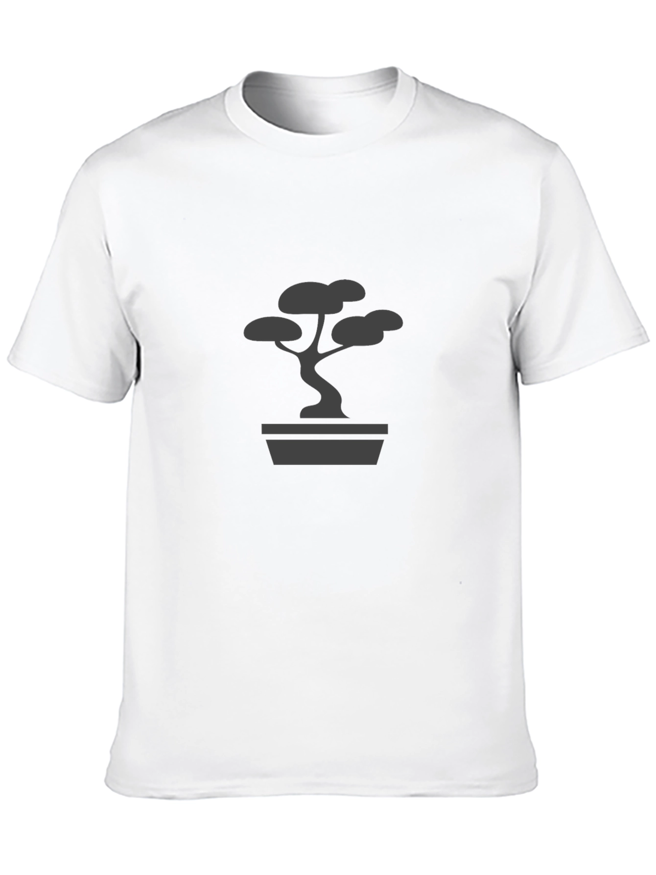 Bonsai Tree Graphic T-Shirt - Black