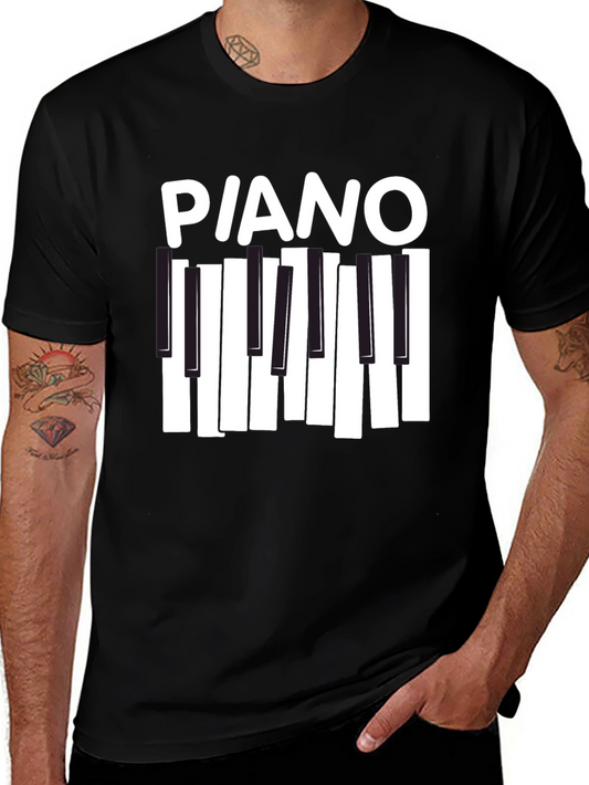 Piano Keys Graphic T-Shirt - Music Lover Tee