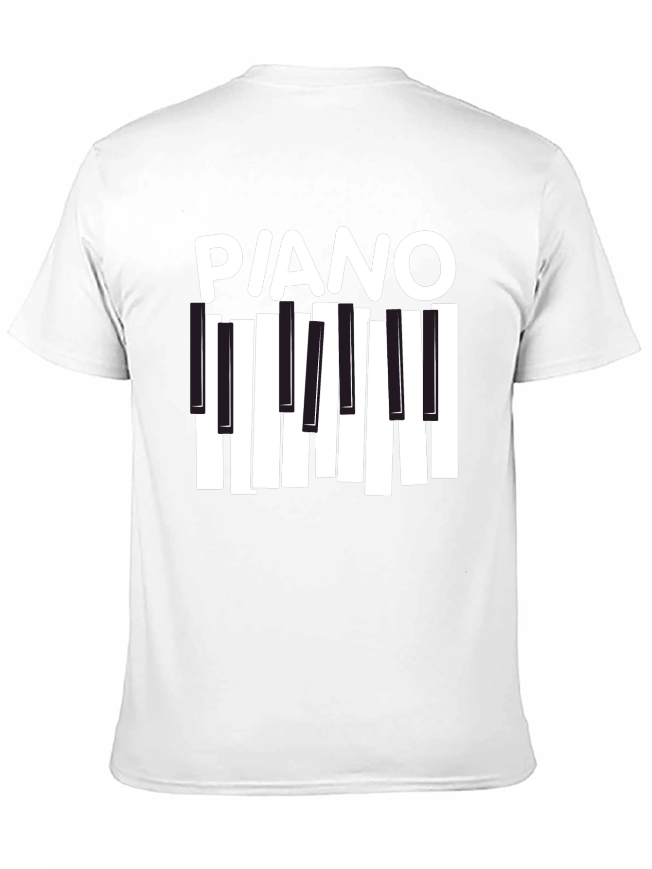 Piano Keys Graphic T-Shirt - Music Lover Tee