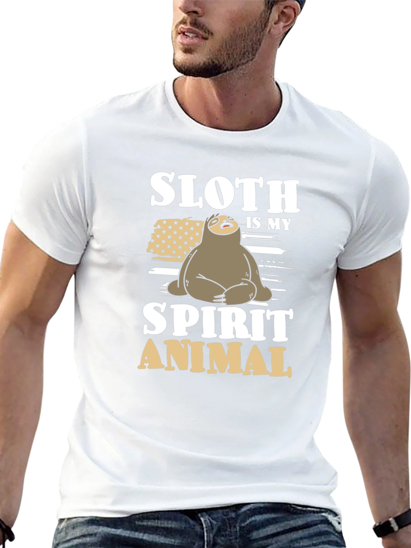 Sloth Spirit Animal Graphic Tee