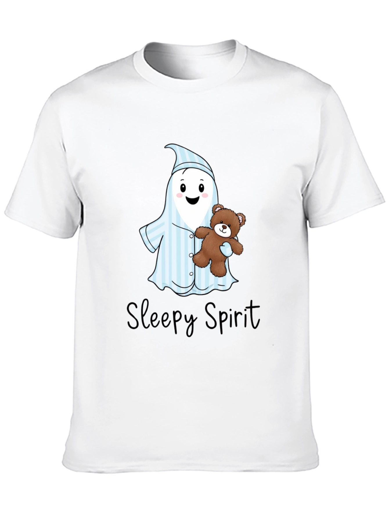 Sleepy Spirit T-Shirt - Cute Cartoon Graphic Tee