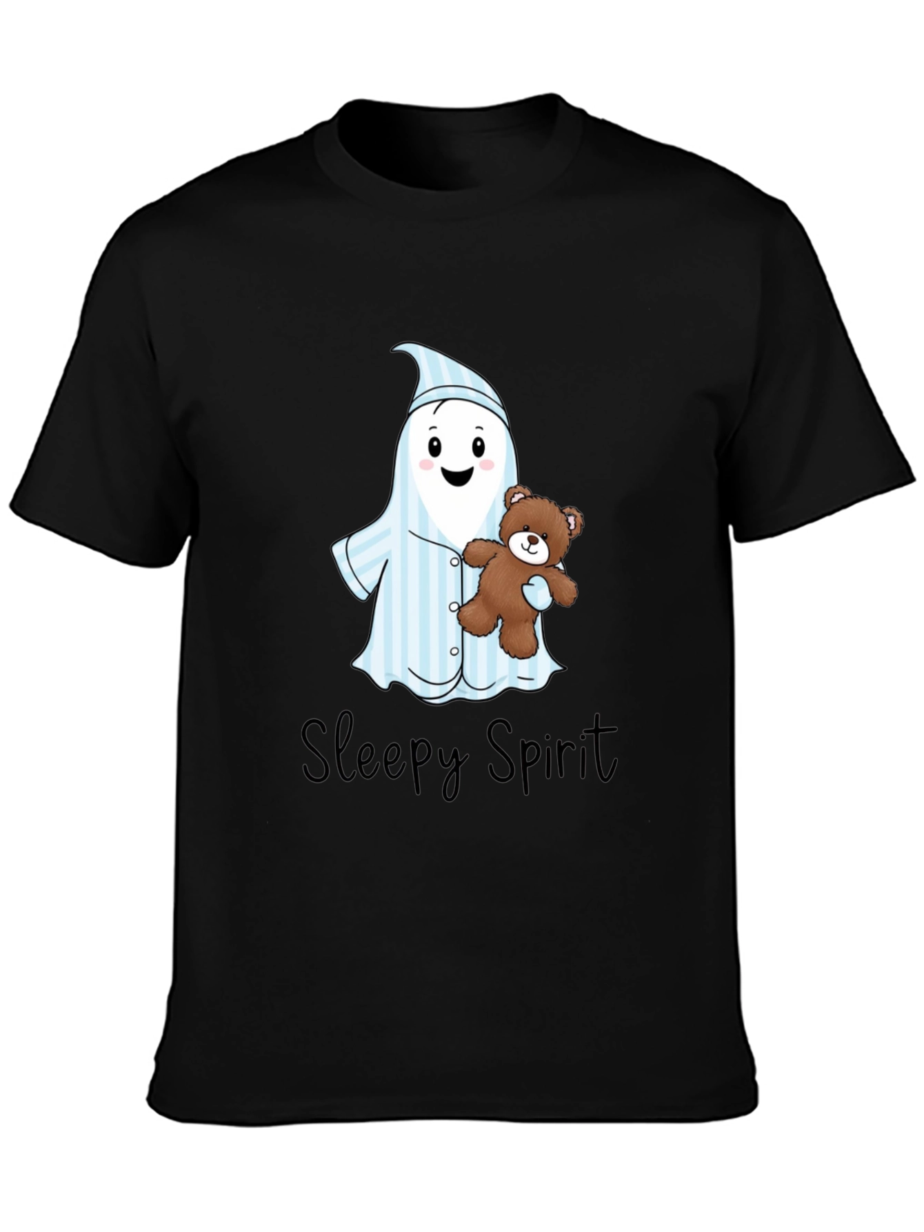 Sleepy Spirit T-Shirt - Cute Cartoon Graphic Tee