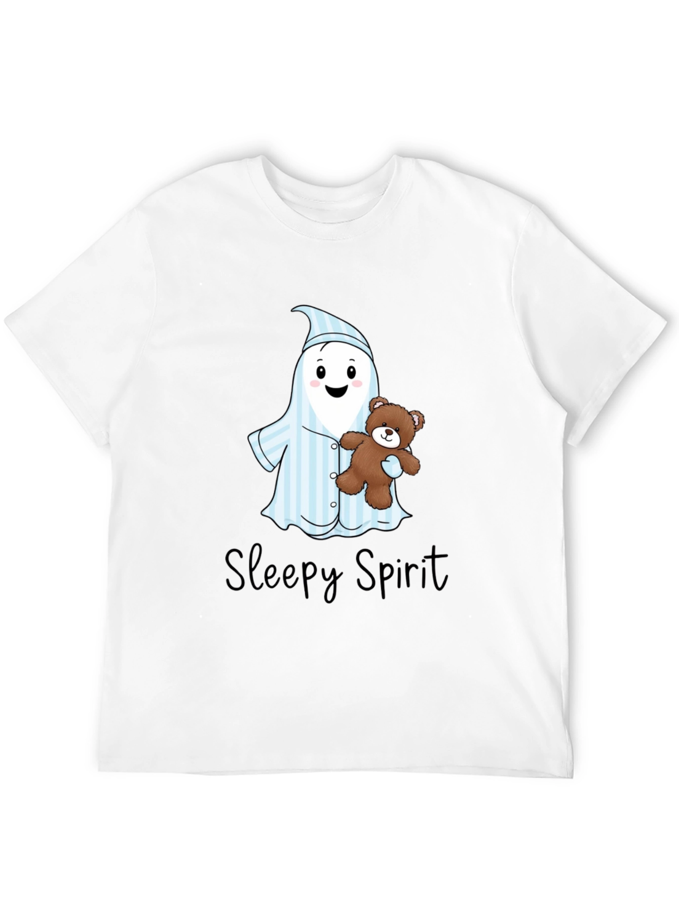 Sleepy Spirit T-Shirt - Cute Cartoon Graphic Tee