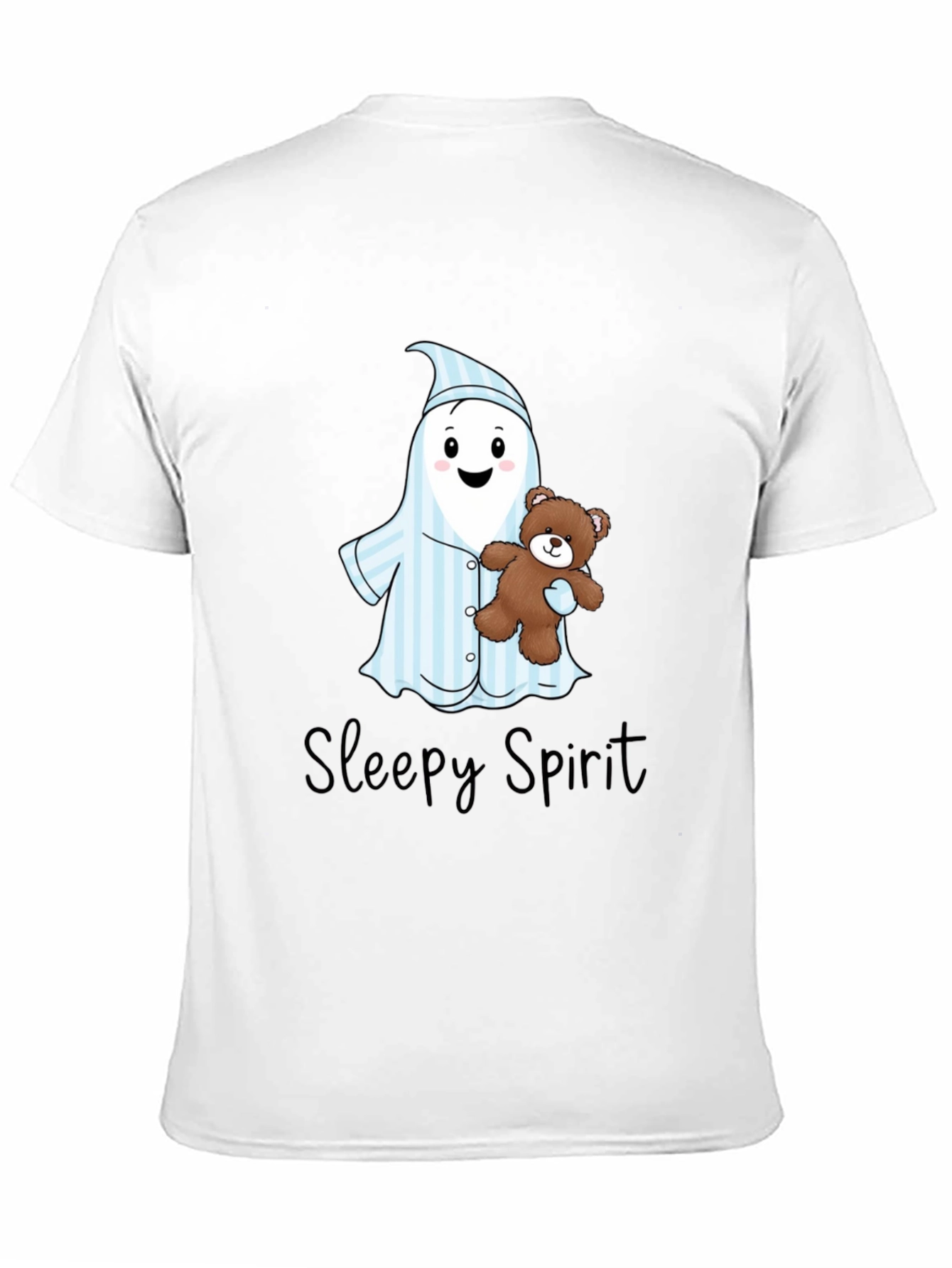 Sleepy Spirit T-Shirt - Cute Cartoon Graphic Tee