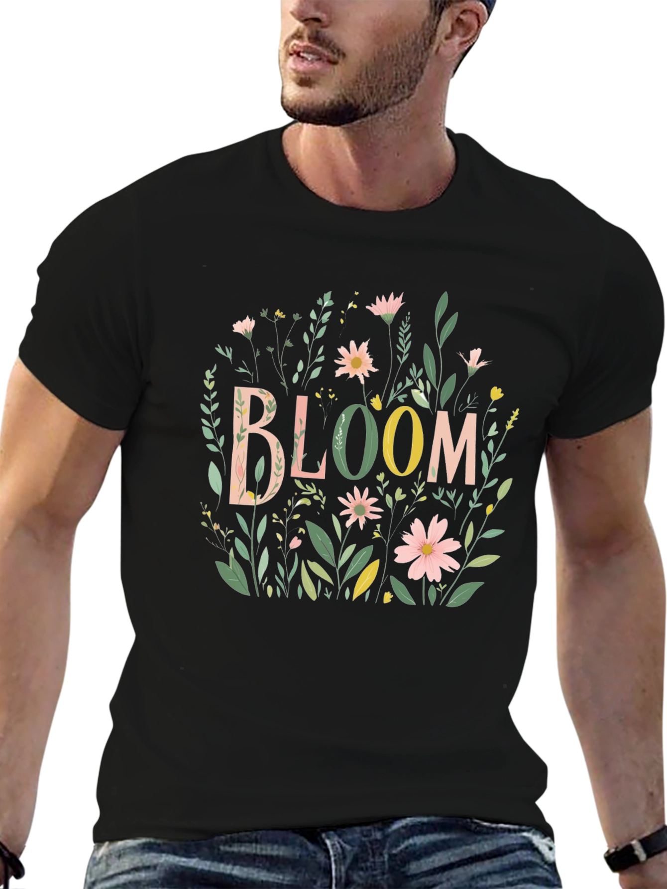 Bloom Graphic T-Shirt - Floral Design