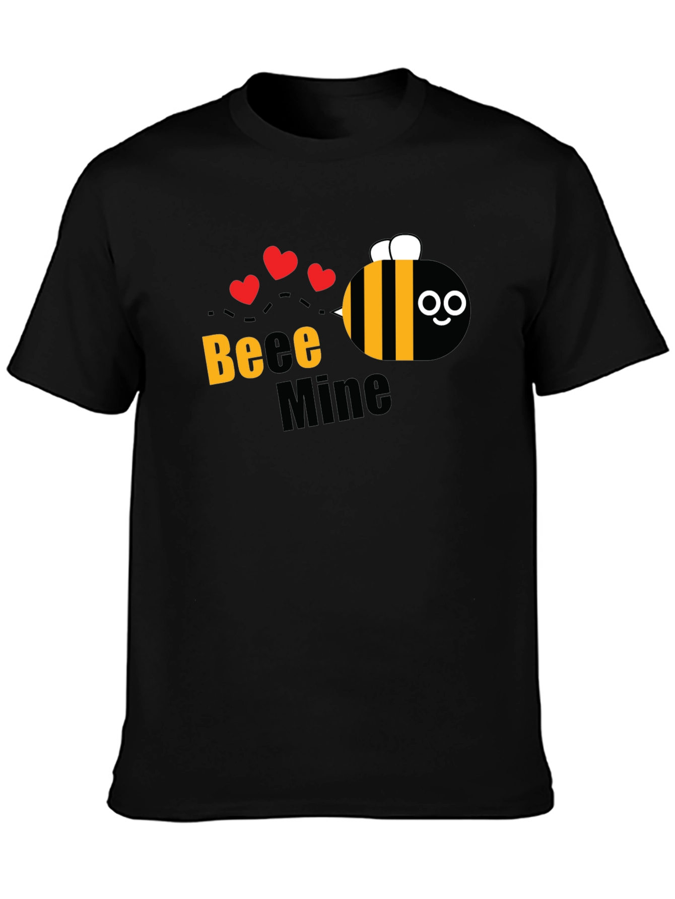 Bee Mine Graphic T-Shirt - Cute Valentines Day Tee