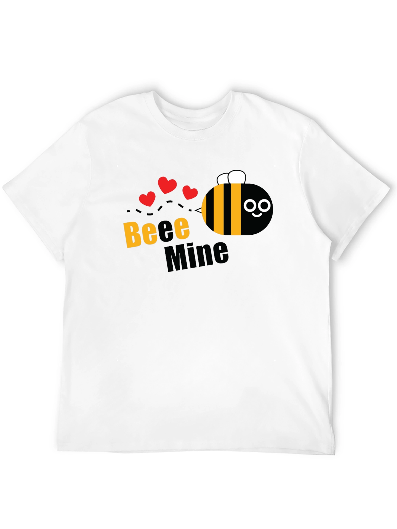 Bee Mine Graphic T-Shirt - Cute Valentines Day Tee