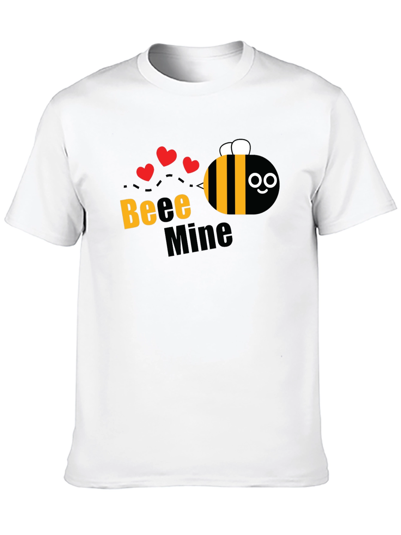 Bee Mine Graphic T-Shirt - Cute Valentines Day Tee