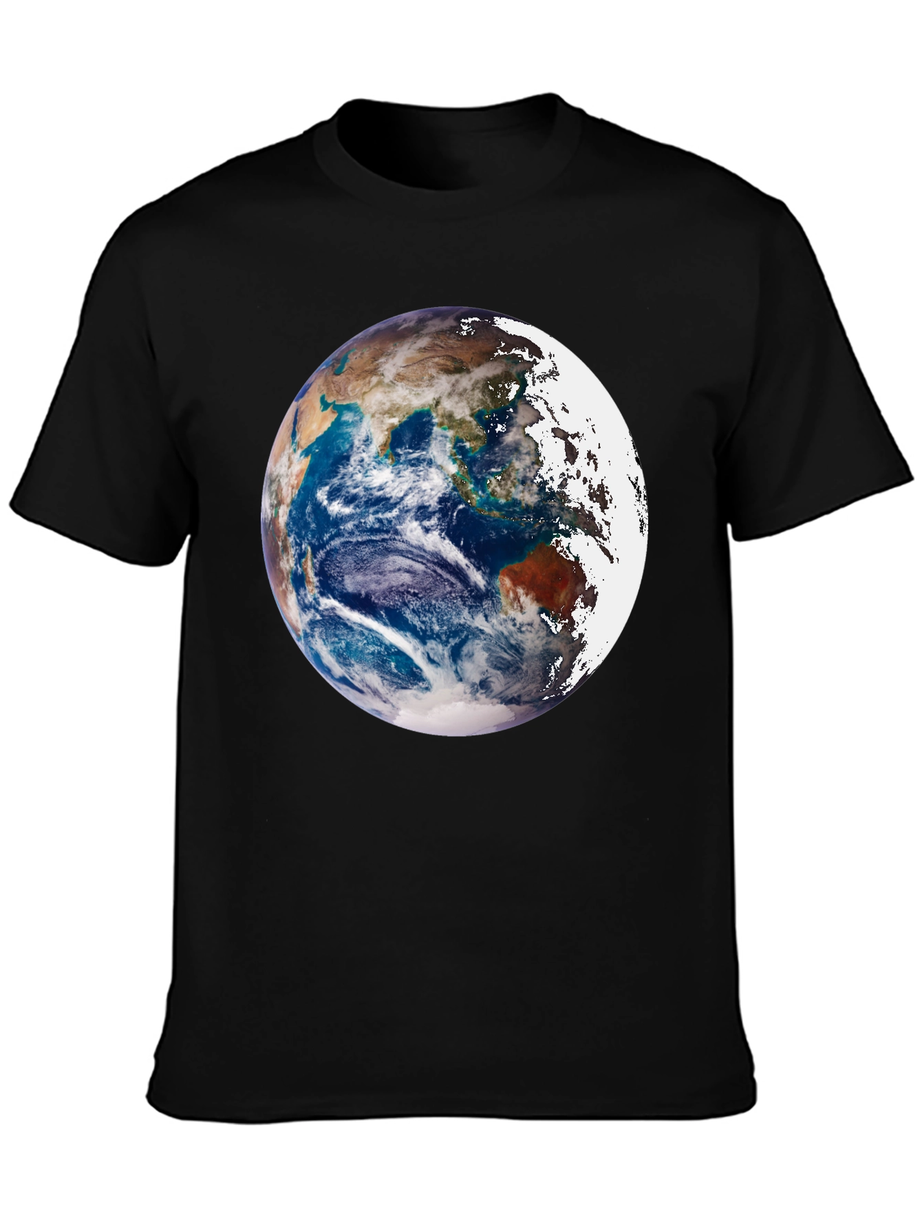 Earth Graphic Black Tee - Global Awareness