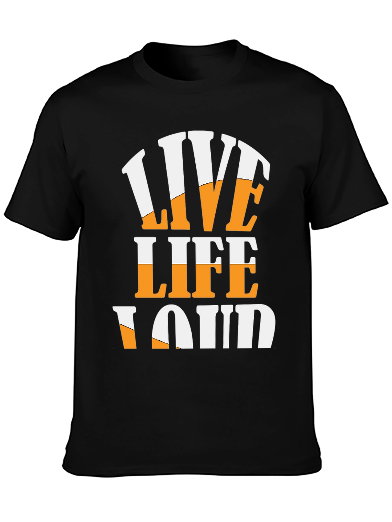 Live Life Loud Graphic T-Shirt
