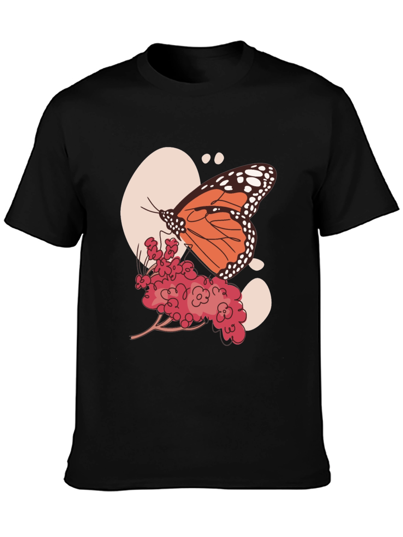 Butterfly Graphic Tee - Nature Inspired Print