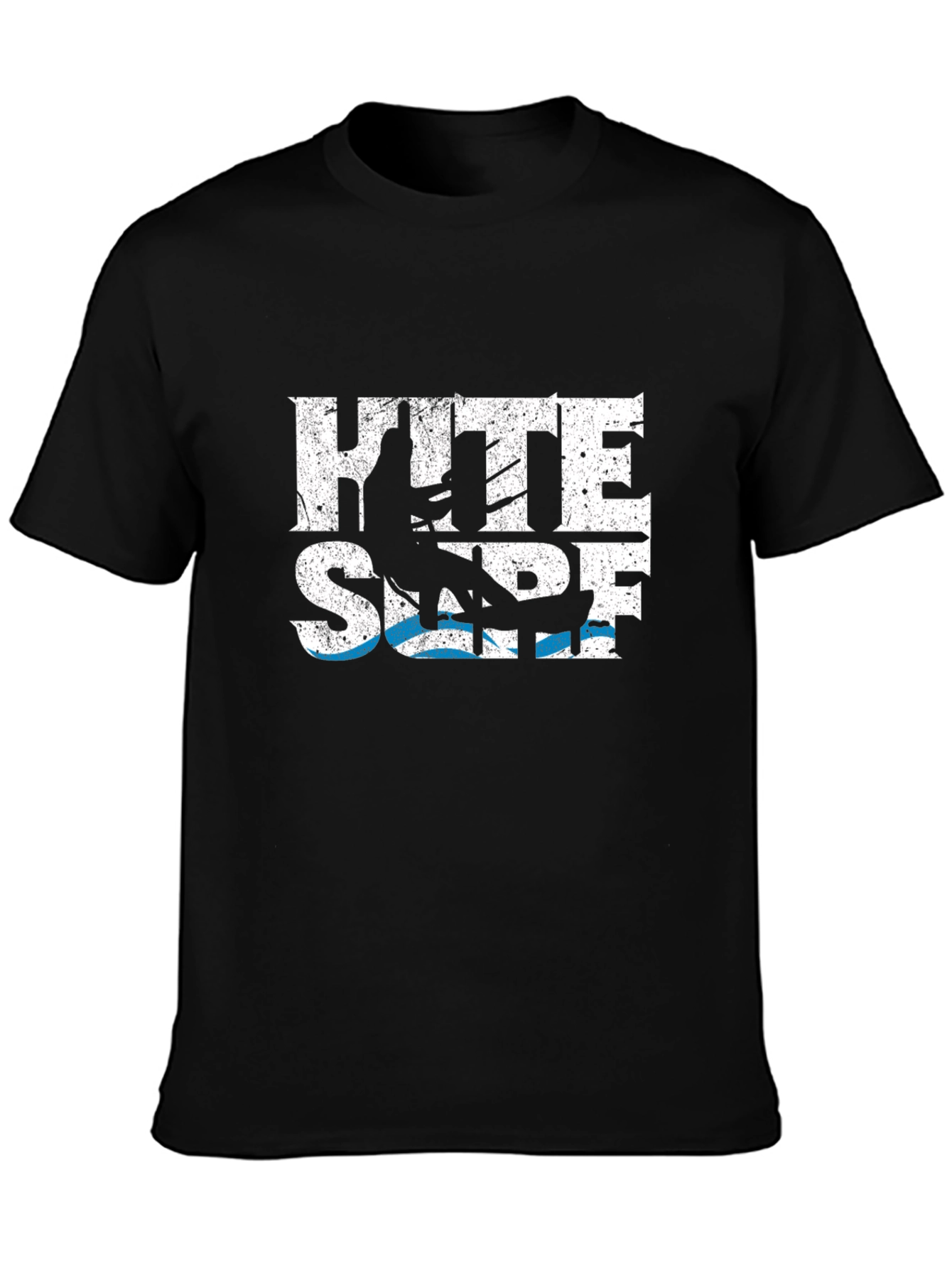 Kite Surf Graphic Tee - Black