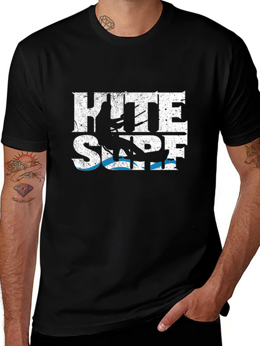 Kite Surf Graphic Tee - Black