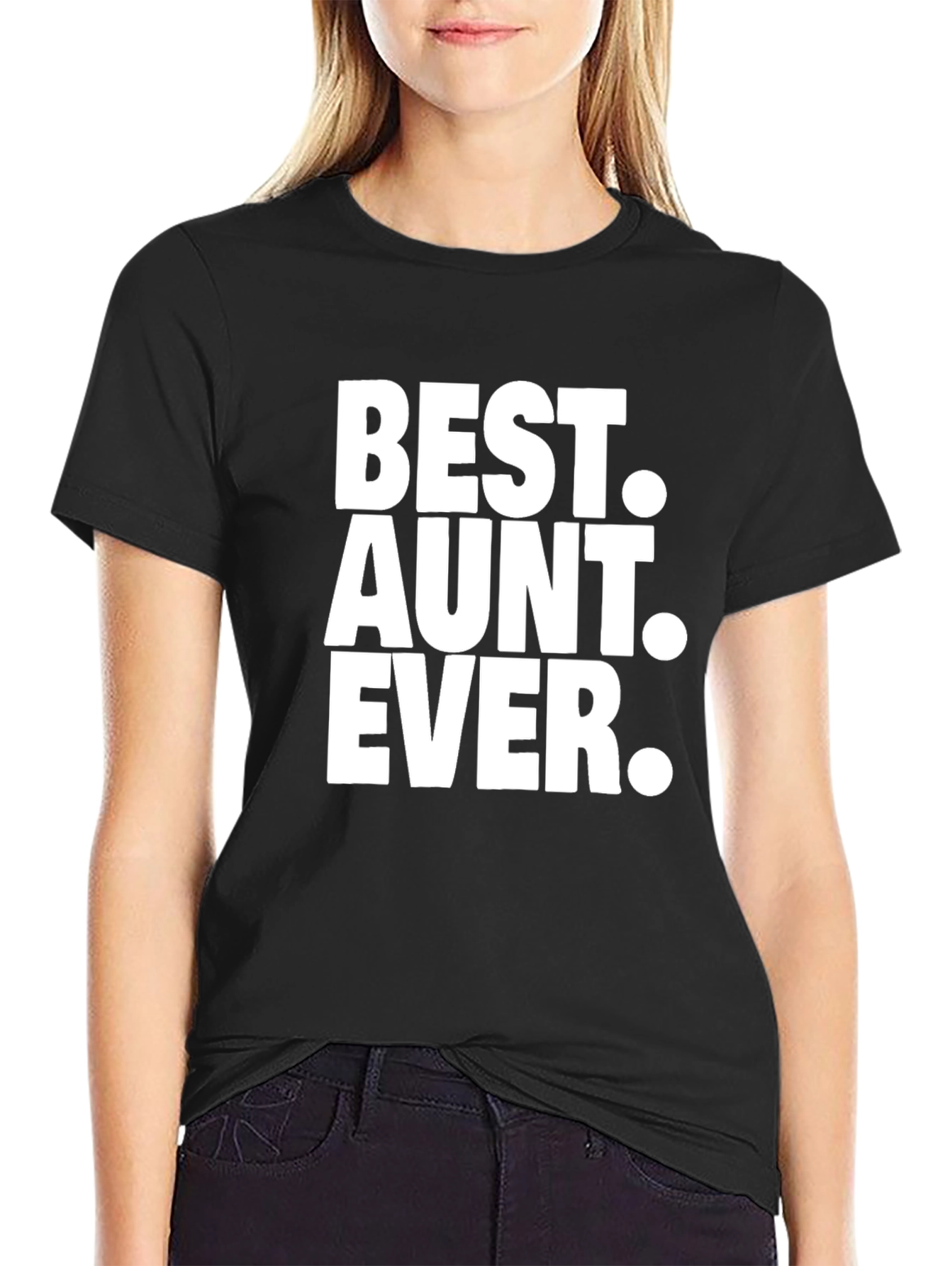 Best Aunt Ever Black T-Shirt
