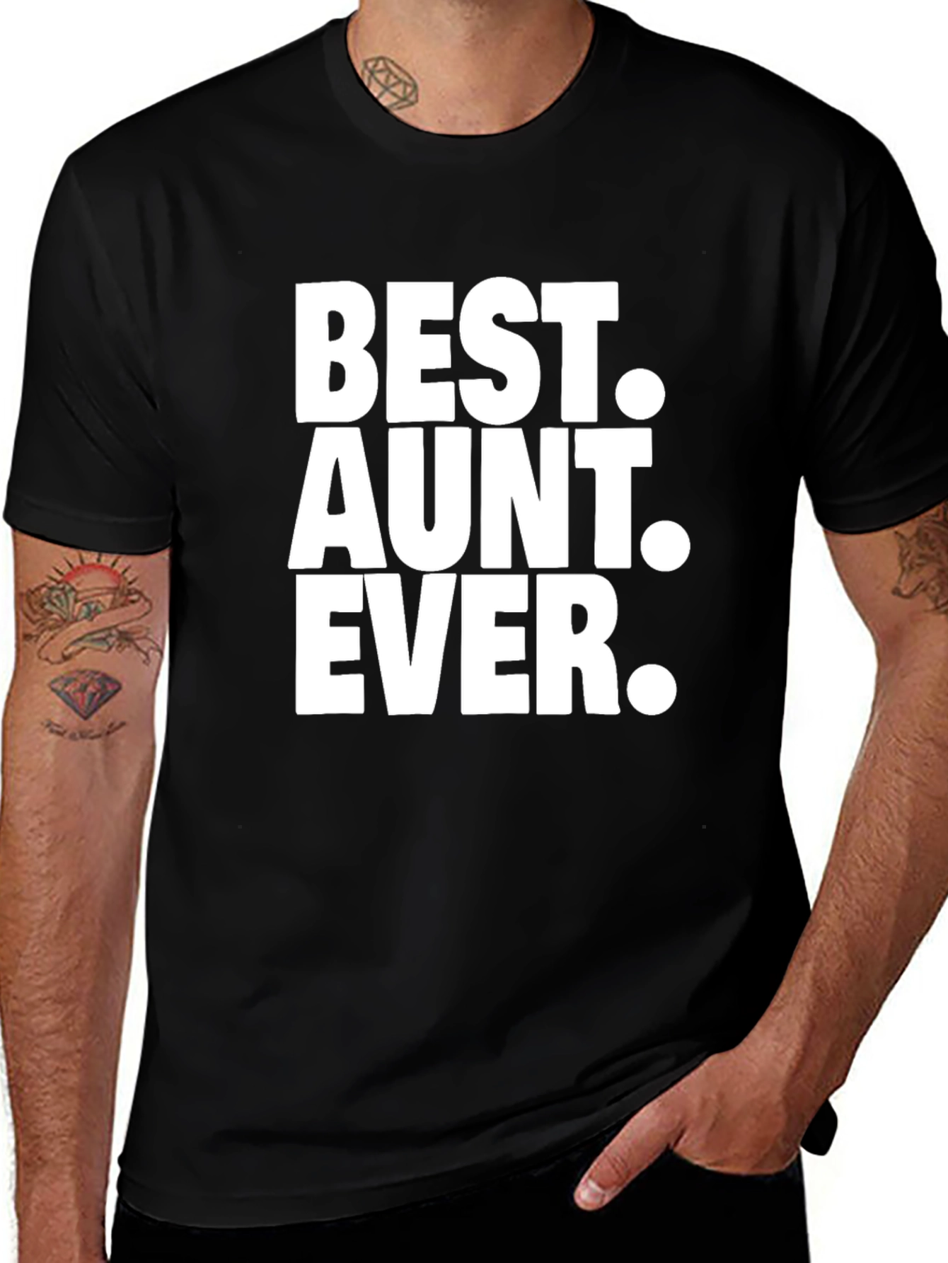 Best Aunt Ever Black T-Shirt