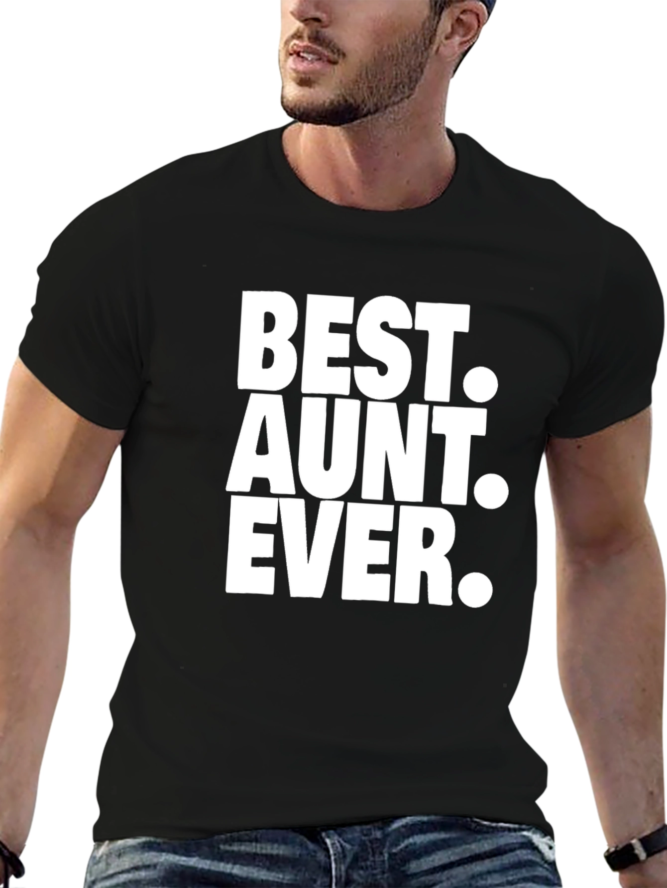 Best Aunt Ever Black T-Shirt