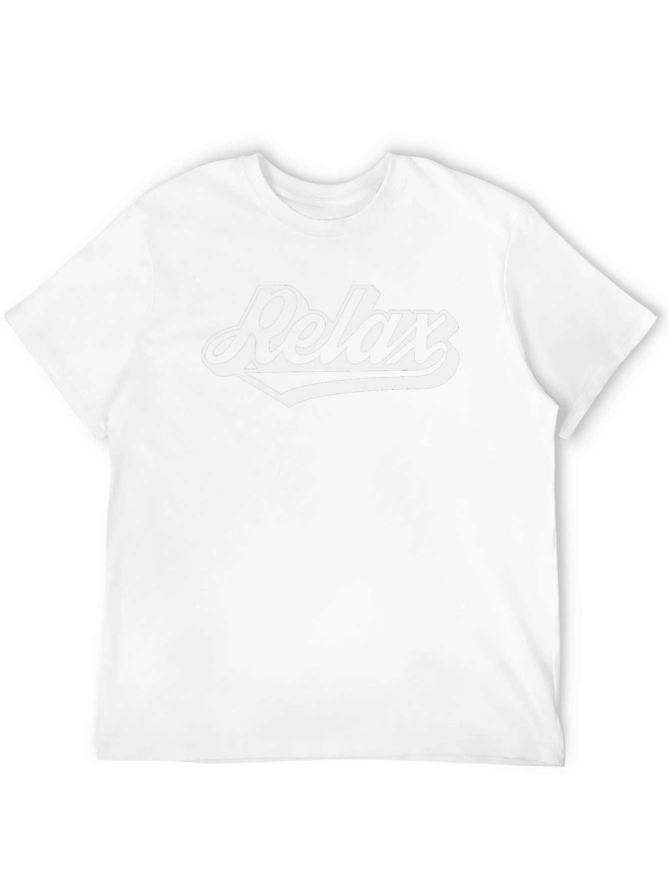 Relax Graphic T-Shirt - Black Casual Comfort