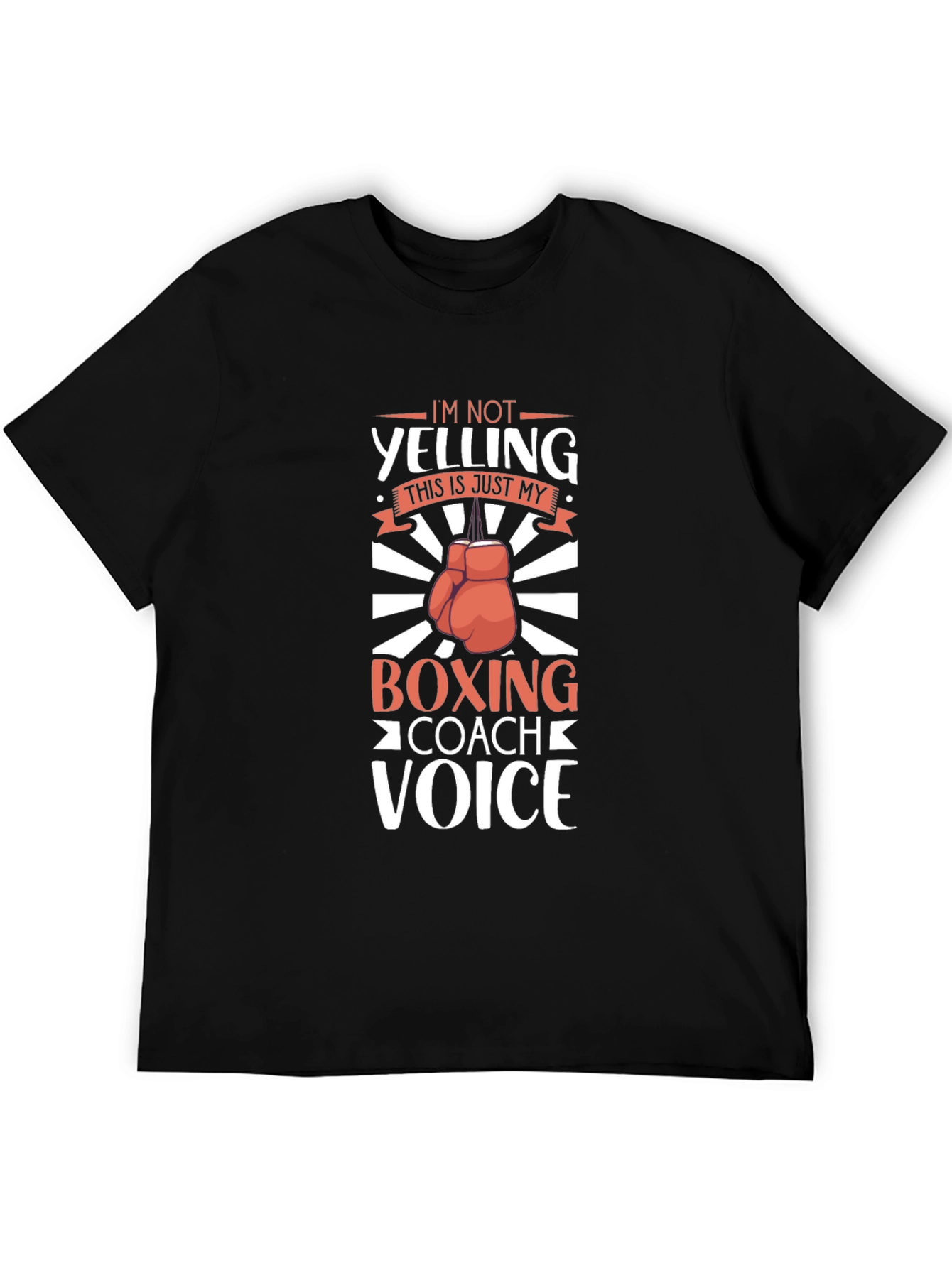 Boxing Coach Voice Graphic Tee