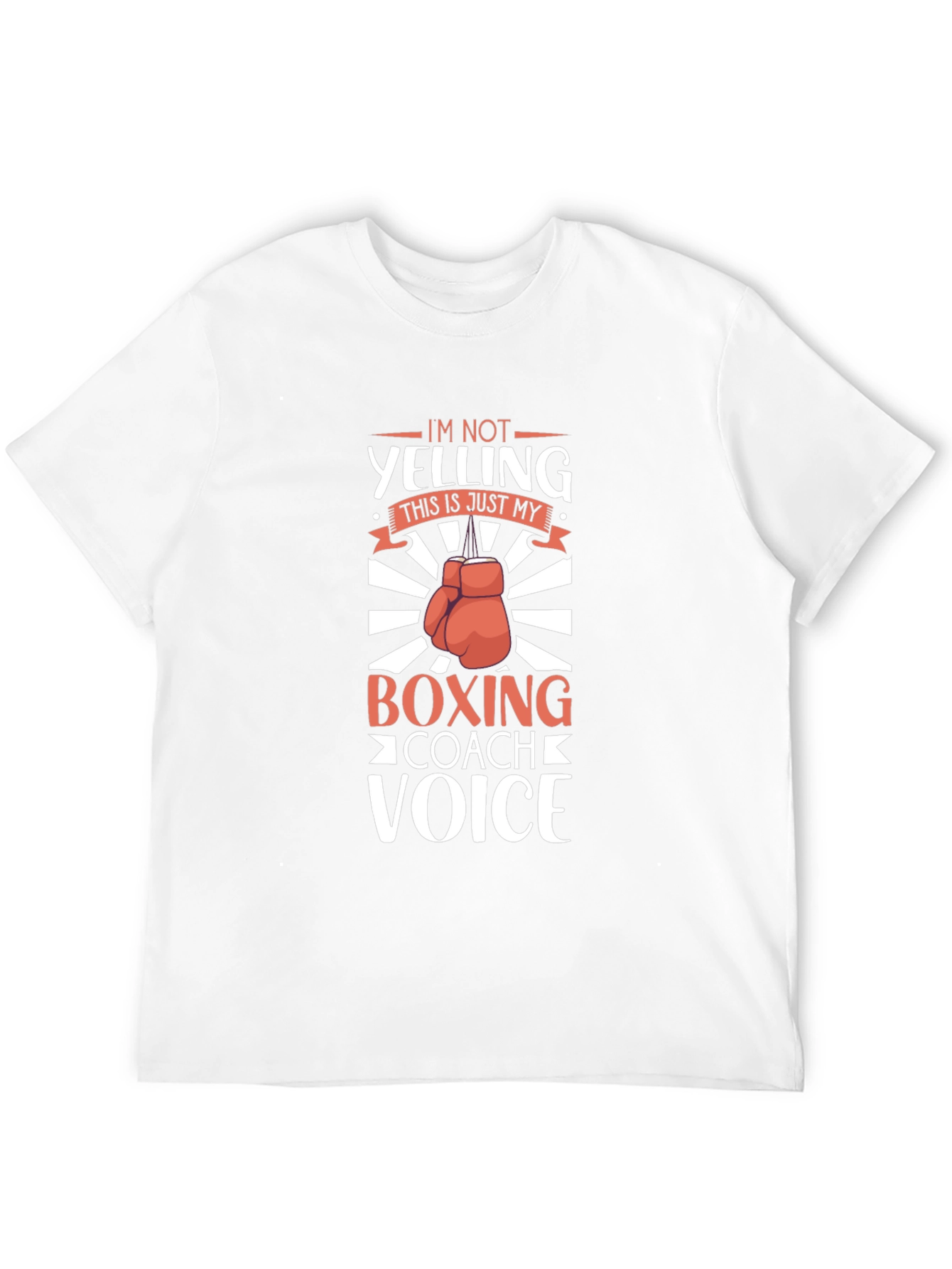 Boxing Coach Voice Graphic Tee