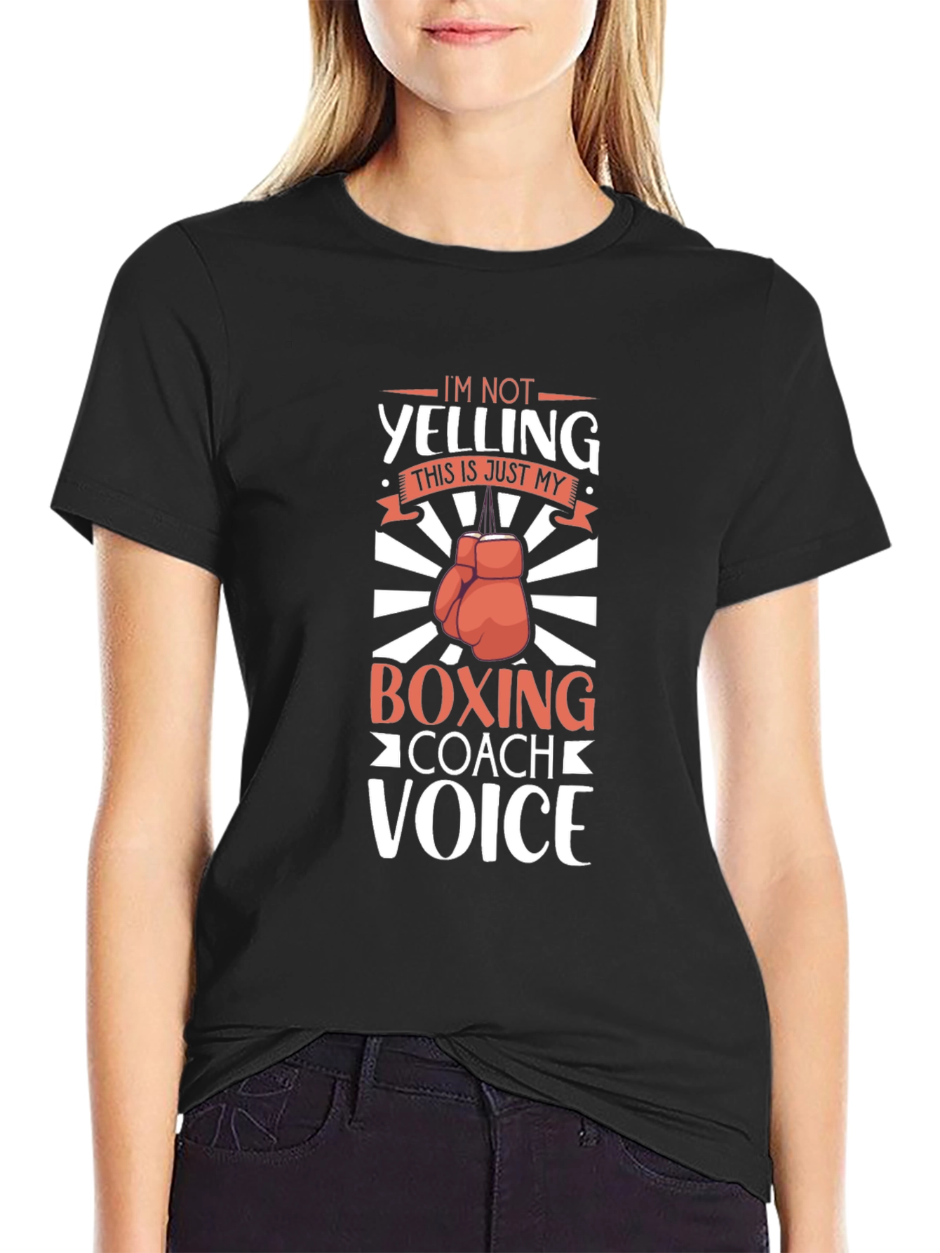 Boxing Coach Voice Graphic Tee