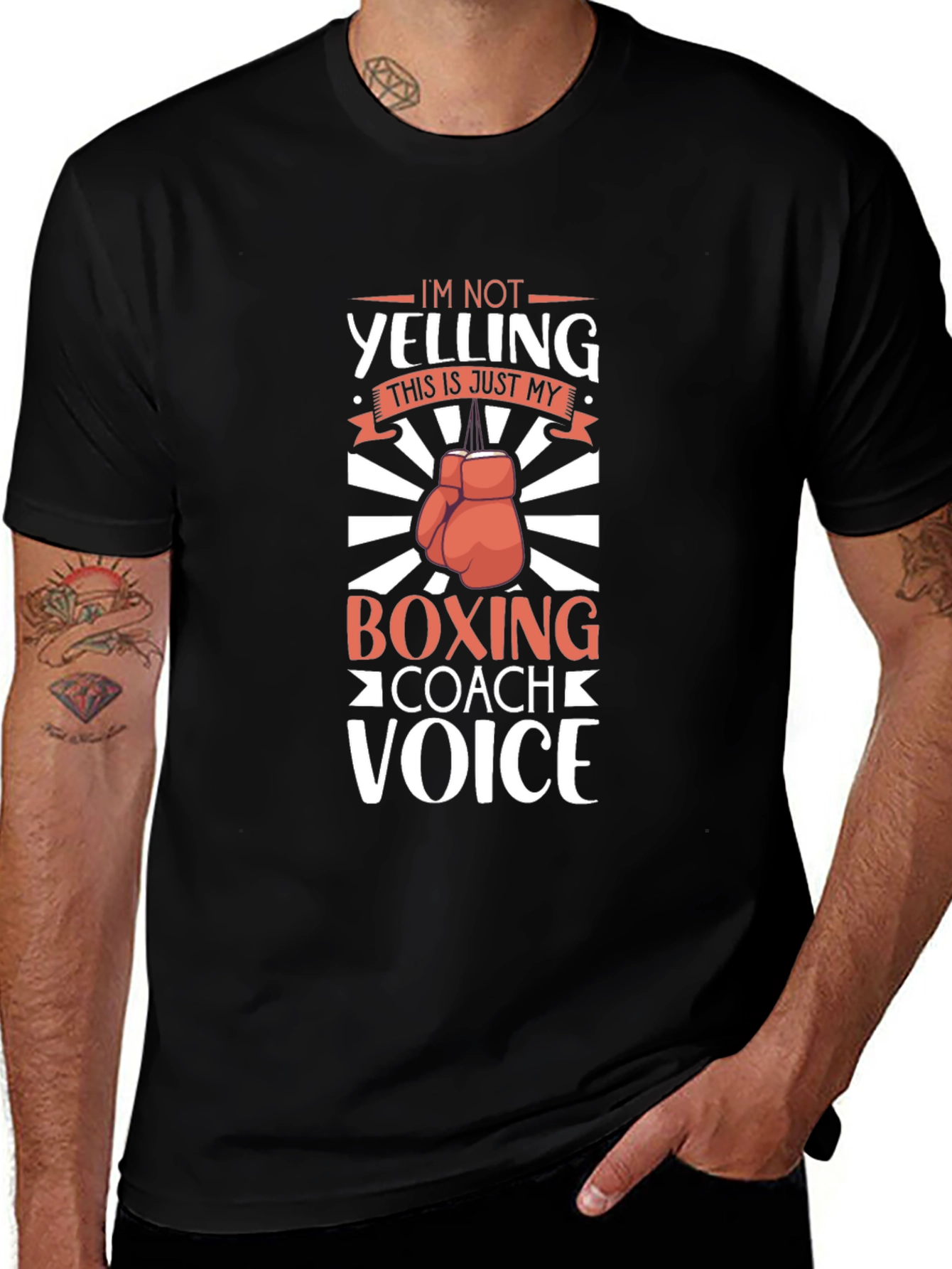 Boxing Coach Voice Graphic Tee