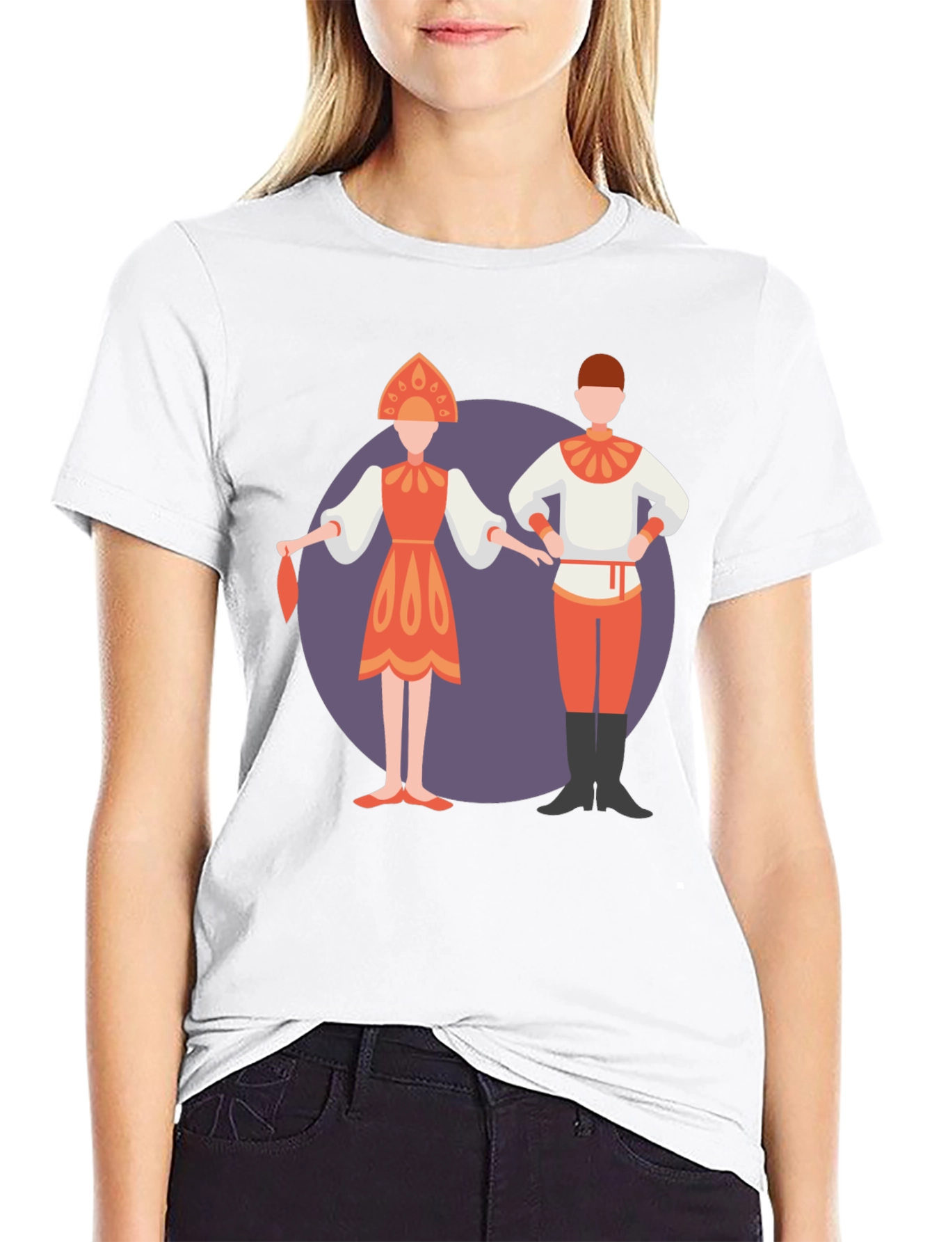 Ethnic Folk Dance Graphic T-Shirt