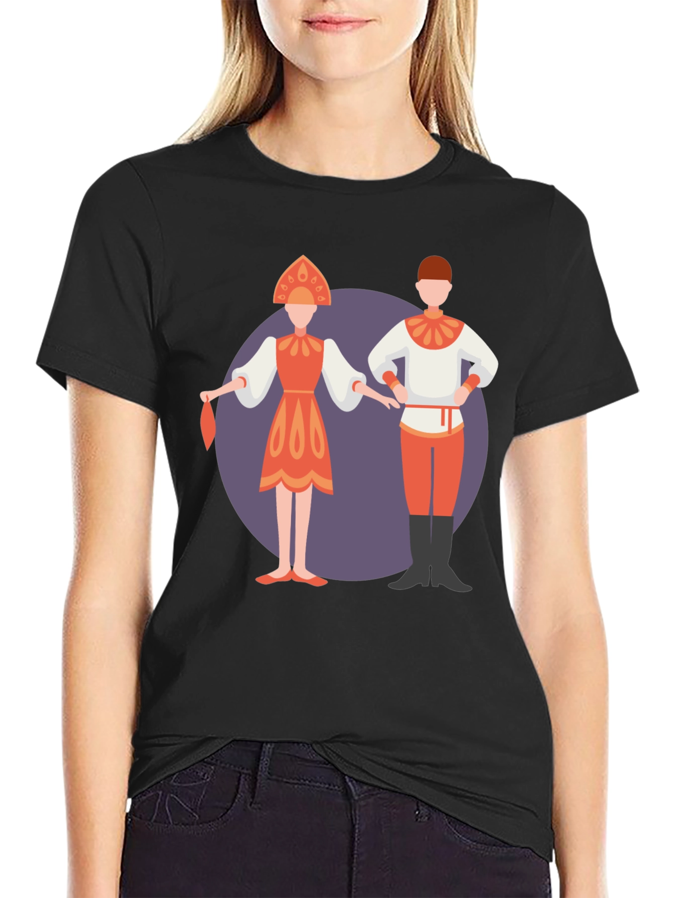 Ethnic Folk Dance Graphic T-Shirt