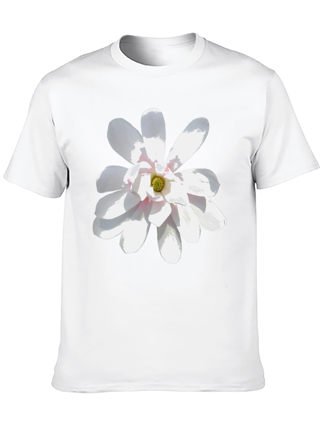 Floral Graphic Tee - Stylish Black T-Shirt